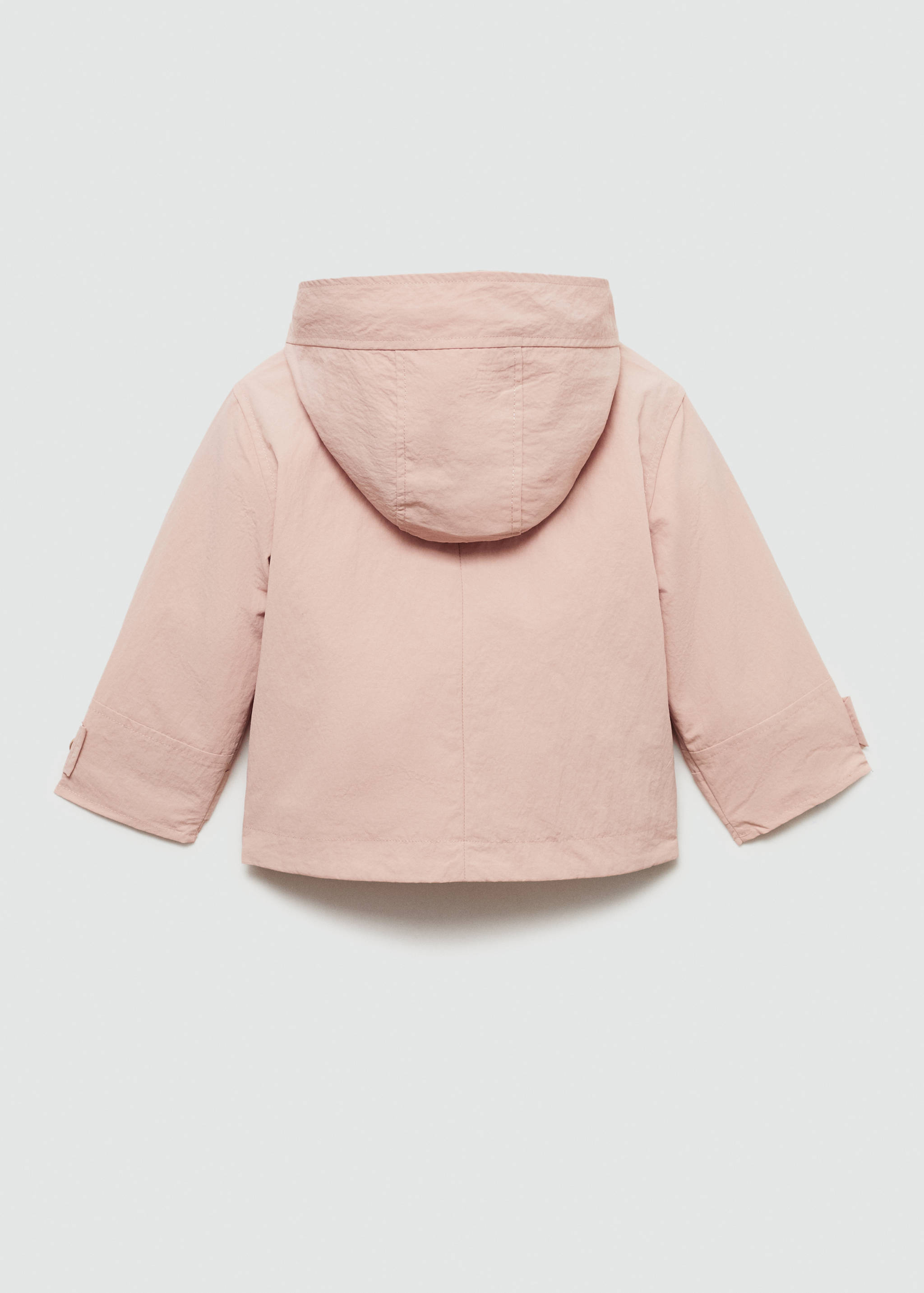 Raincoat hooded jacket - Reverse of the article