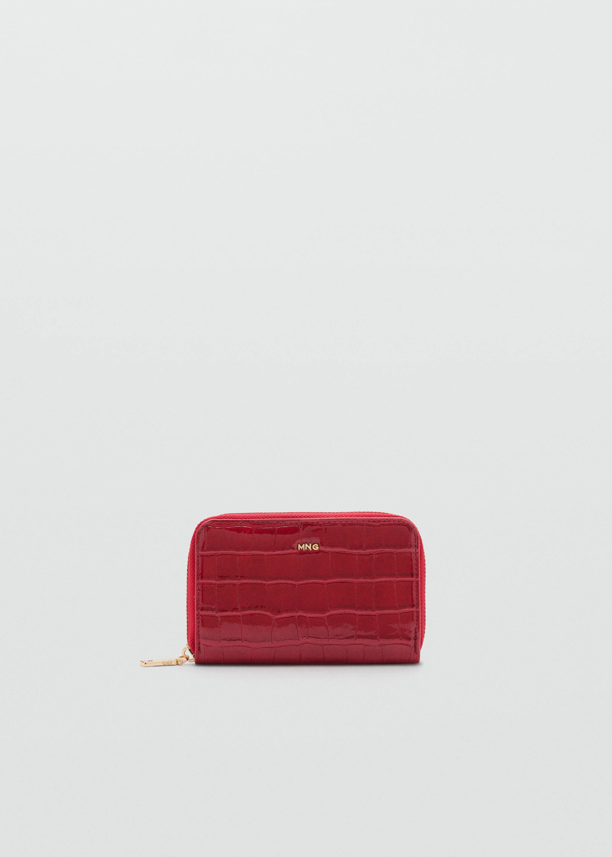 Crocodile-effect purse - Article without model