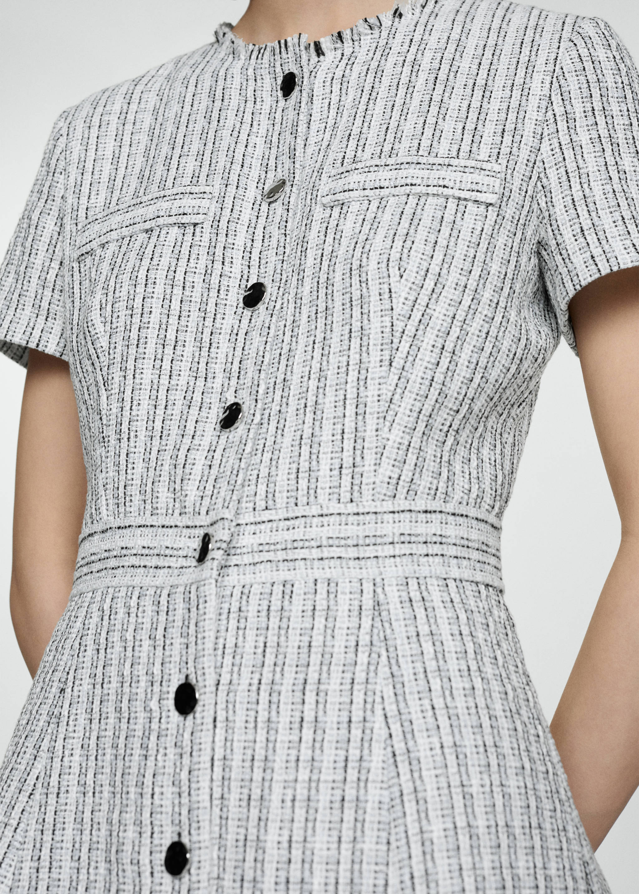 Tweedowa sukienka na guziki - Szczegóły artykułu 6
