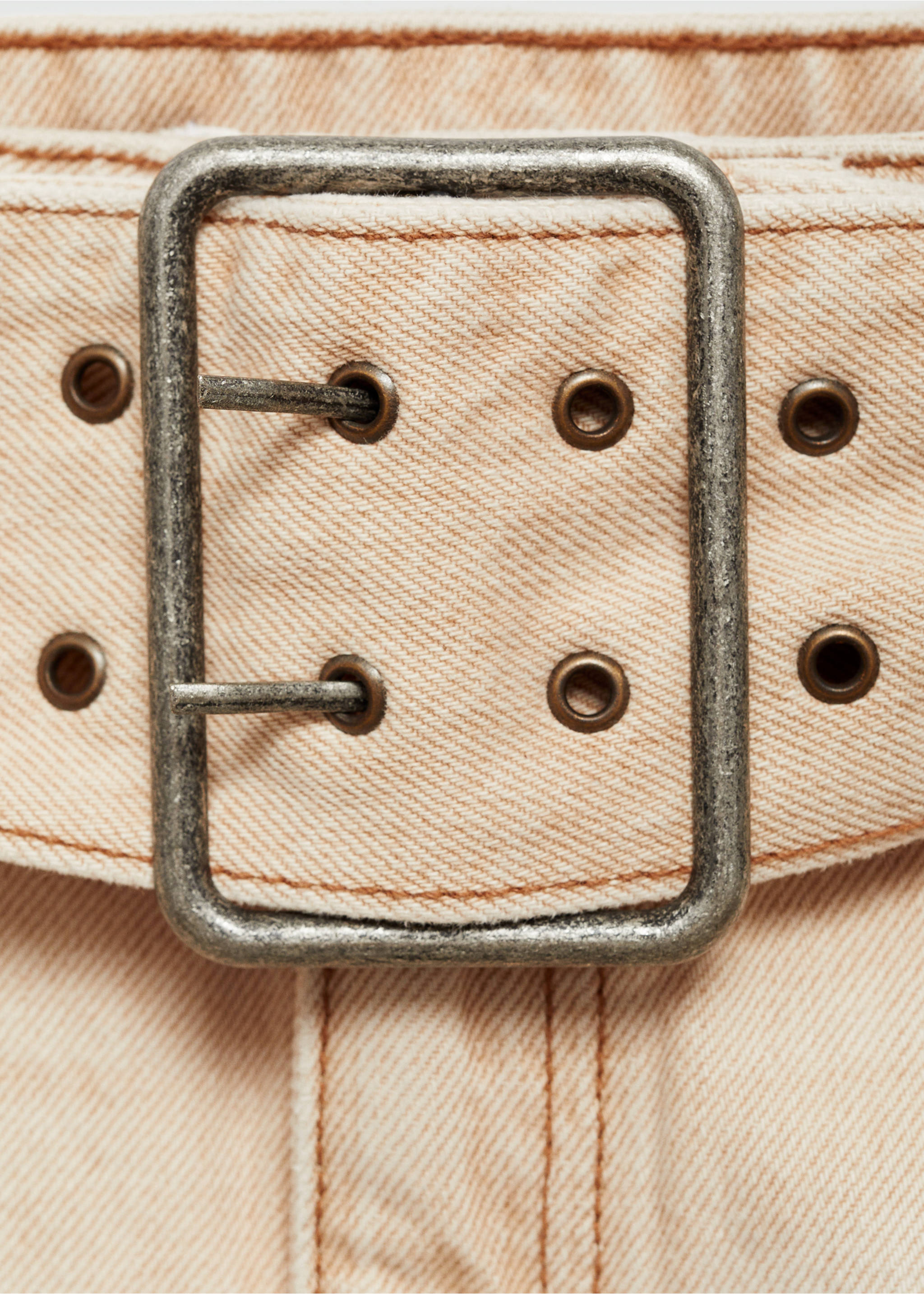 Farmer miniszoknya övvel - A termék adatai 8, Homok. Ref: 77092914-00.