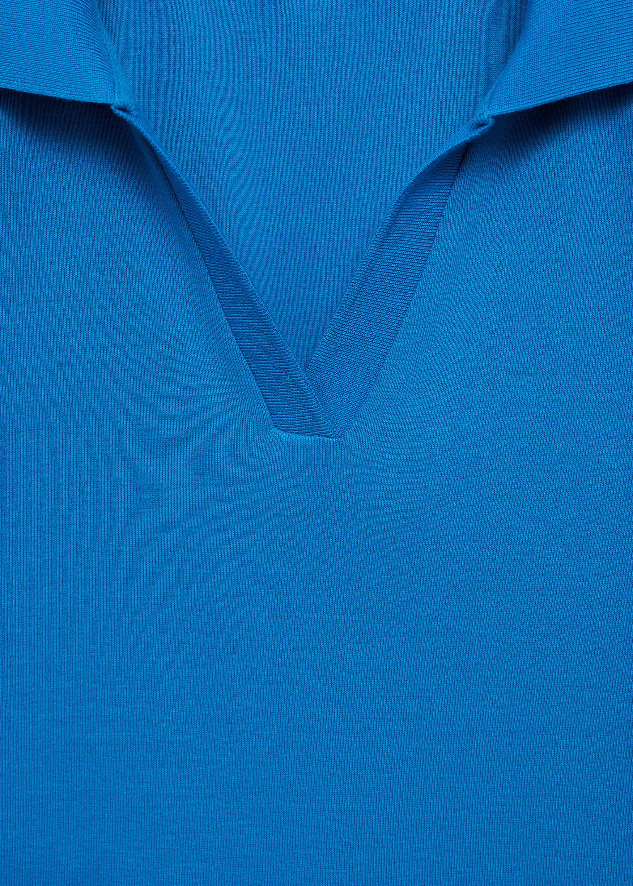 Contrasting stripes cotton polo shirt - Details of the article 8