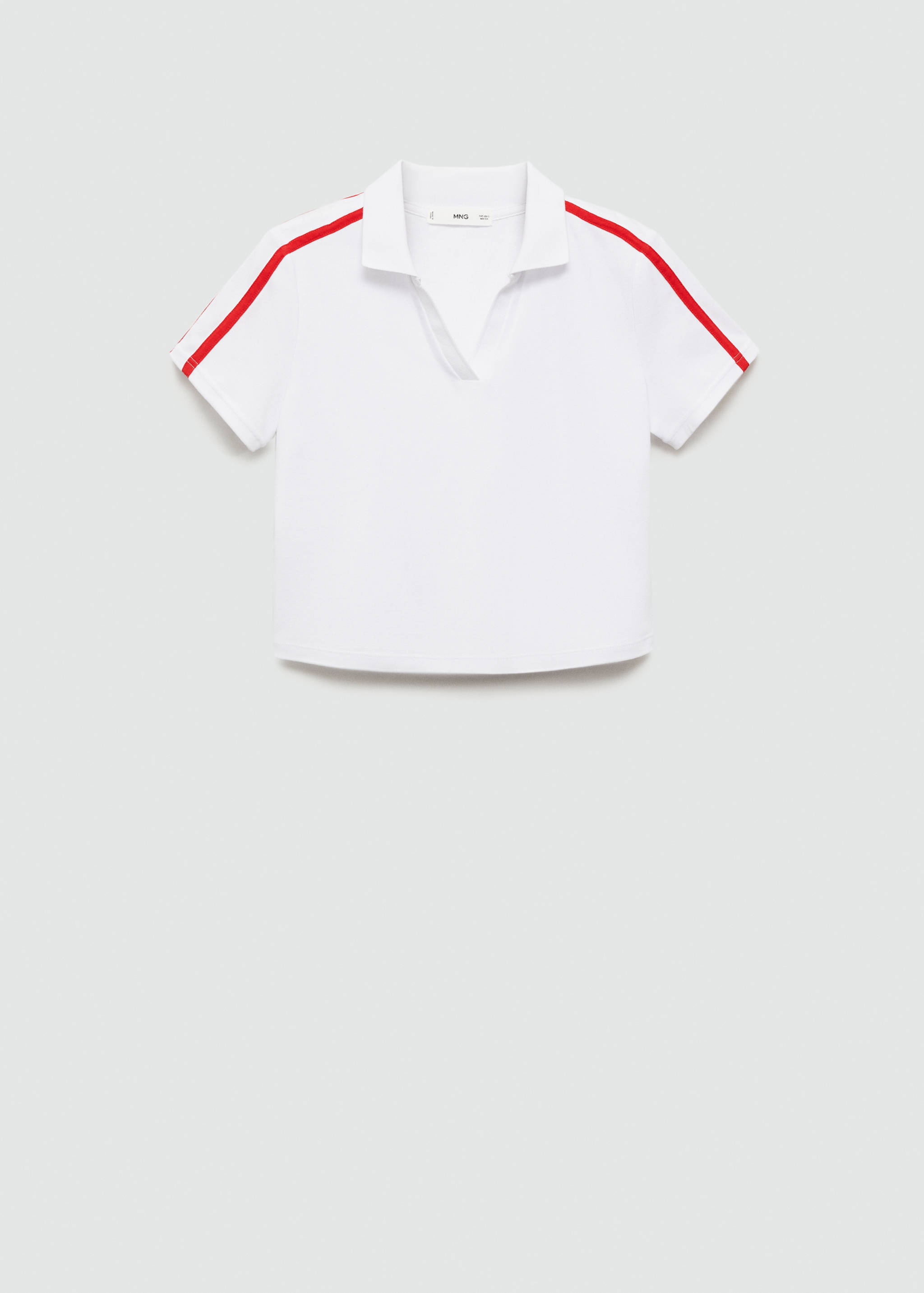Polo algodón rayas contraste - Artículo sin modelo