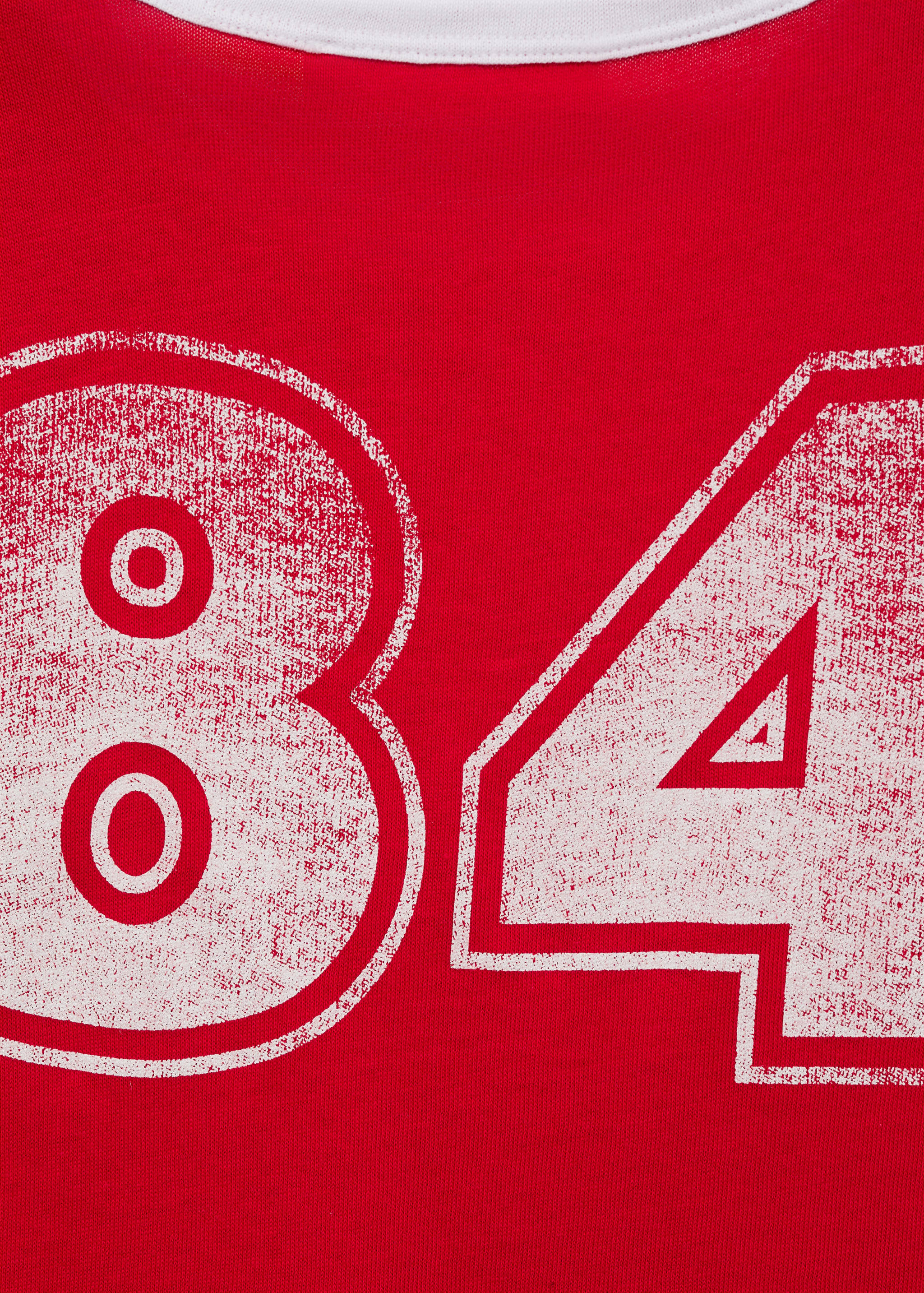 T-shirt maille bords contrastants - Détail de l'article 0