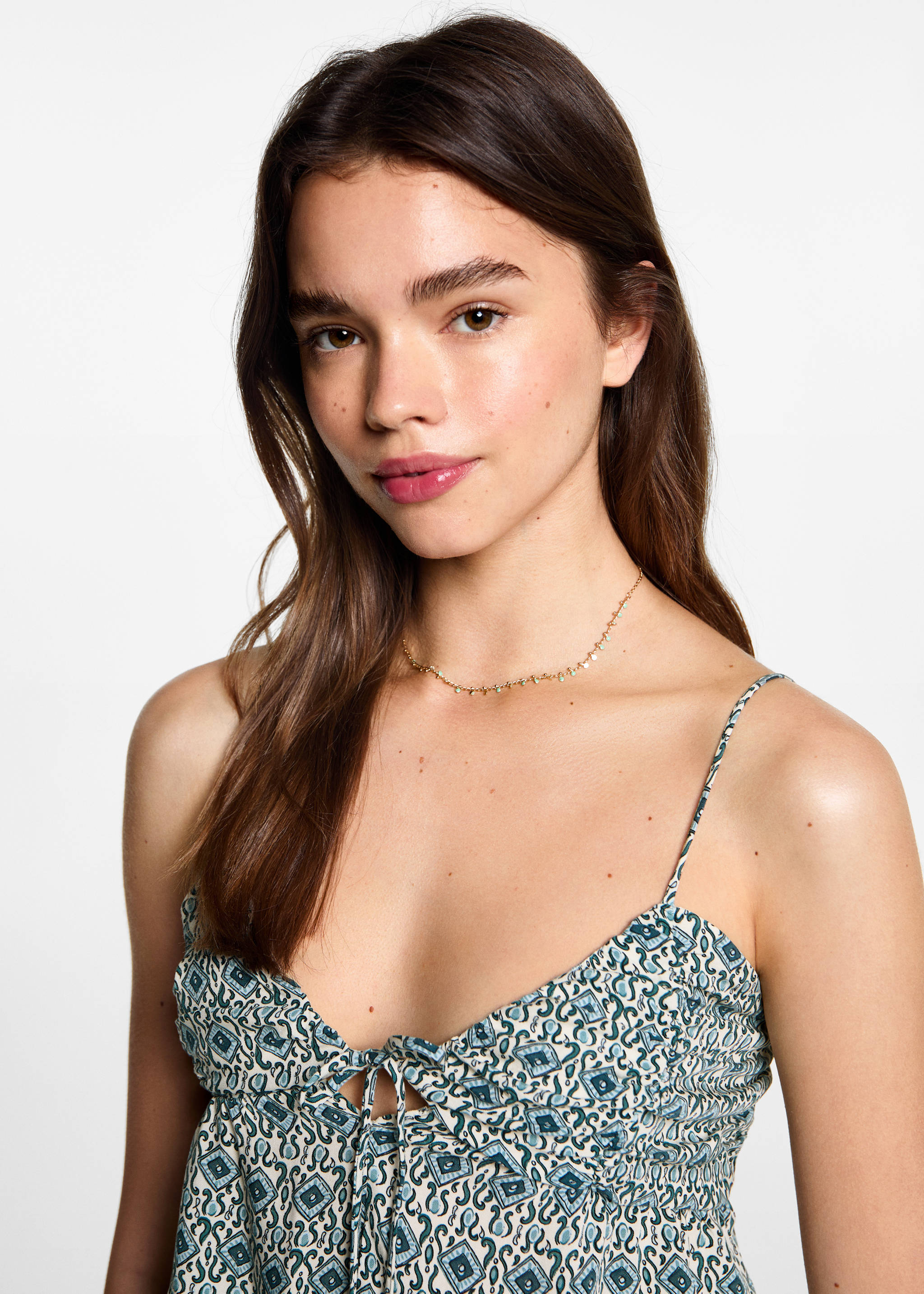 Top estampado fluido - Pormenor do artigo 1