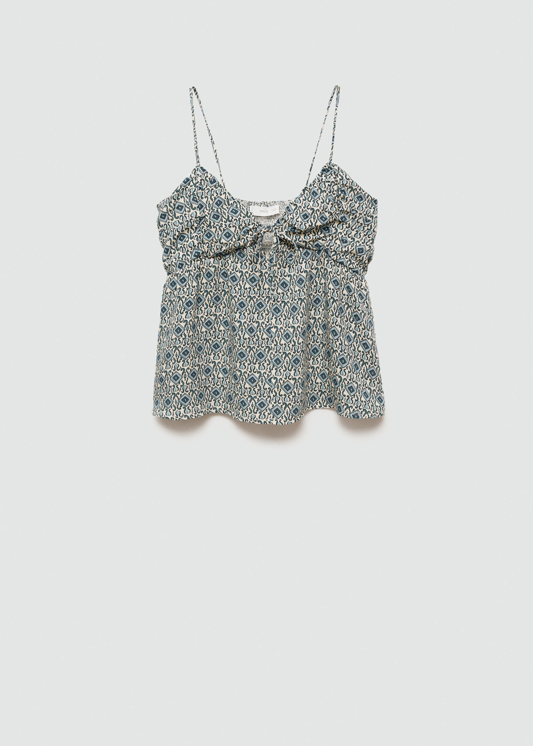 Top estampado fluido - Artigo sem modelo