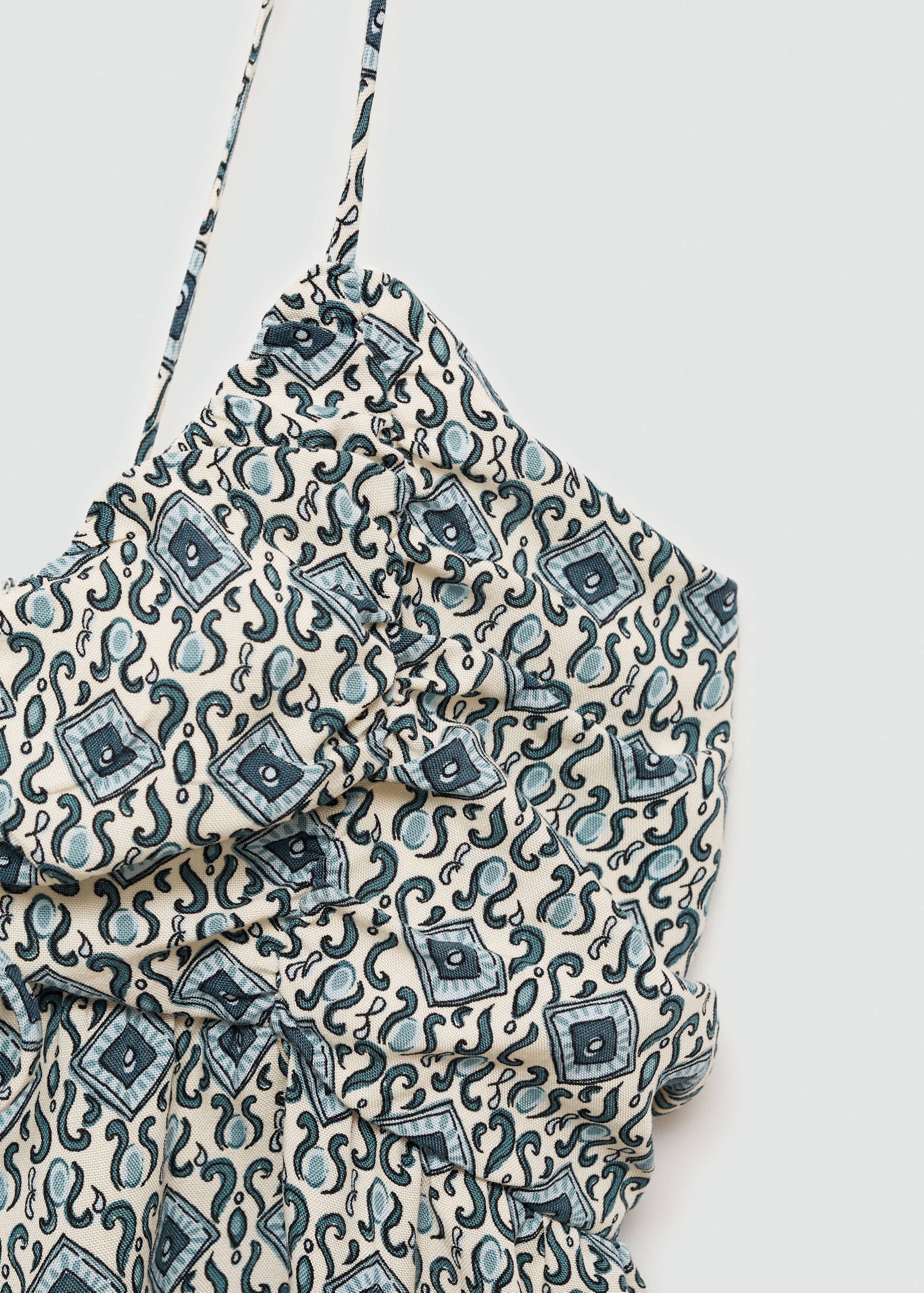 Top estampado fluido - Pormenor do artigo 0