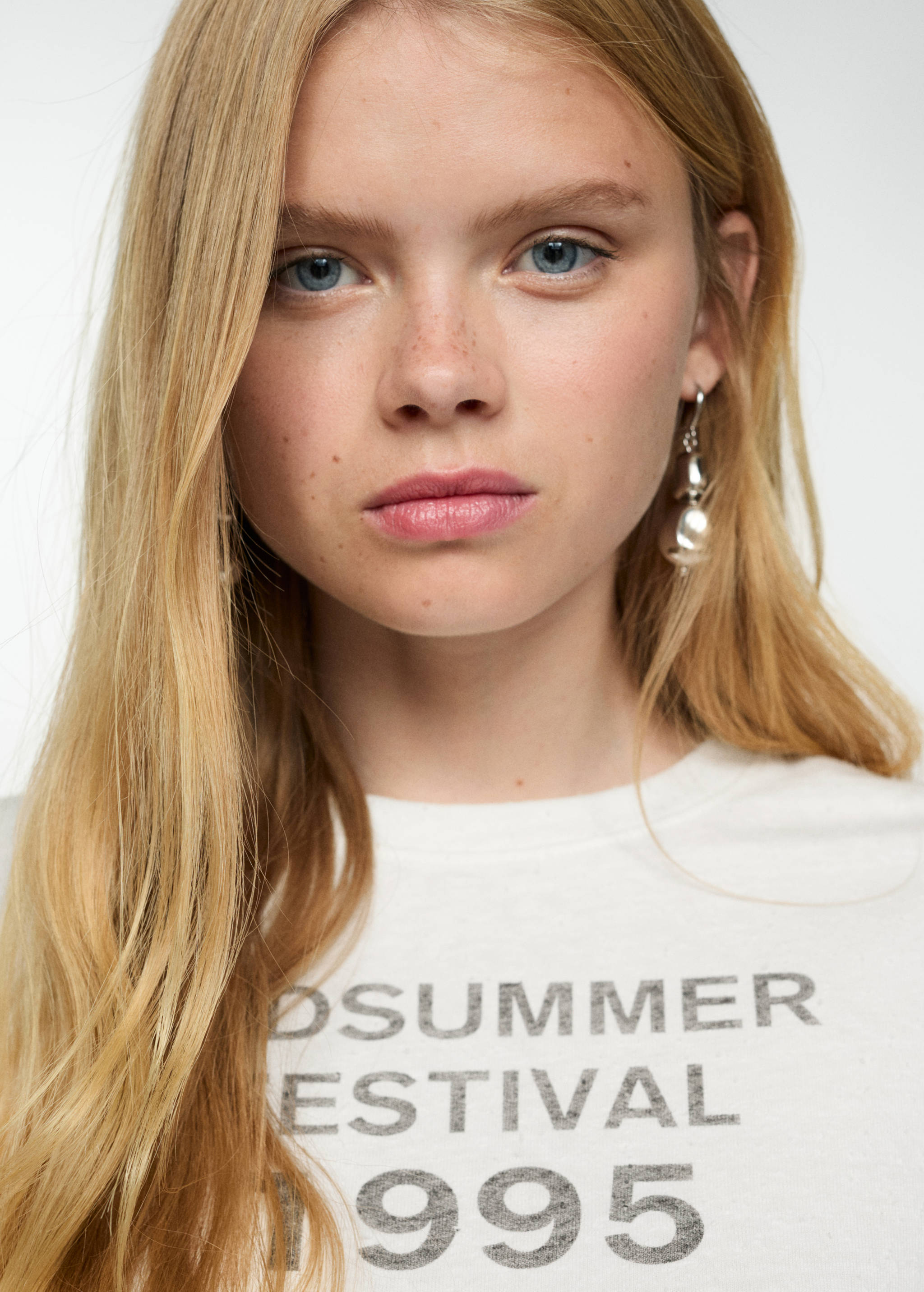 Kort t-shirt med tryck - Detaljer om artikeln 1