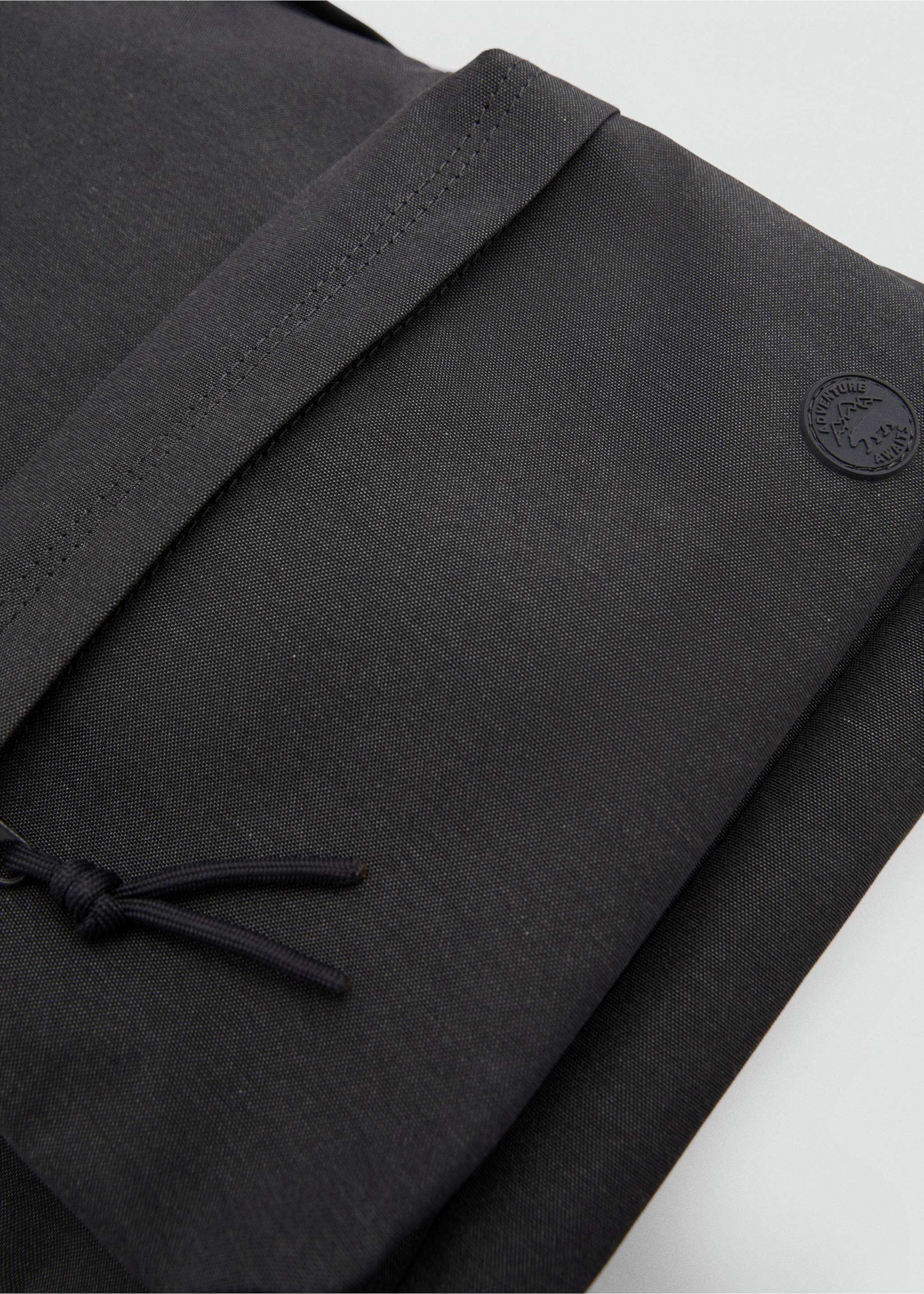 Rucksack mit Fronttasche - Detail des Artikels 2, Mittelgrau meliert. Ref: 77093260-00.