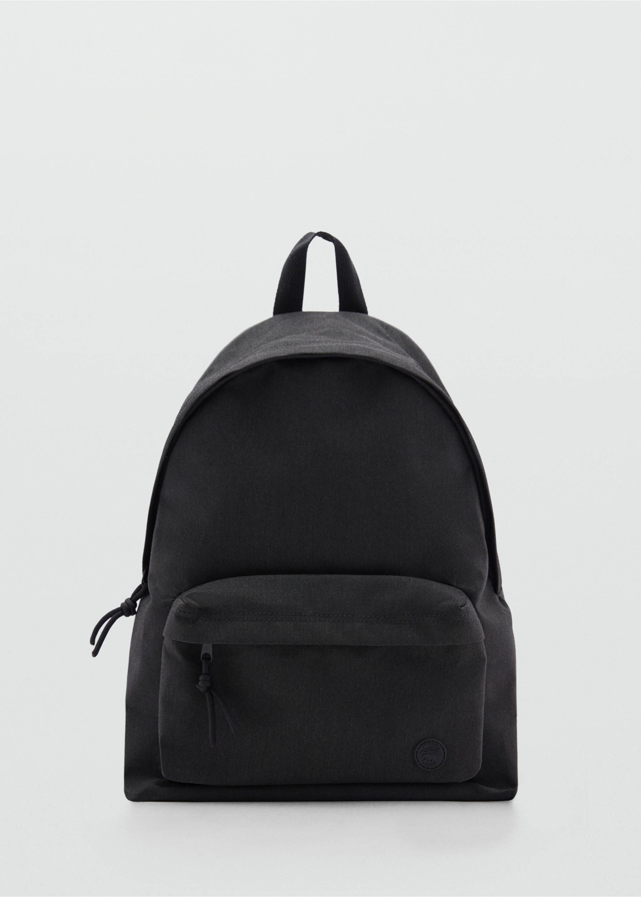 Rucksack mit Fronttasche - Artikel ohne Model, Mittelgrau meliert. Ref: 77093260-00.