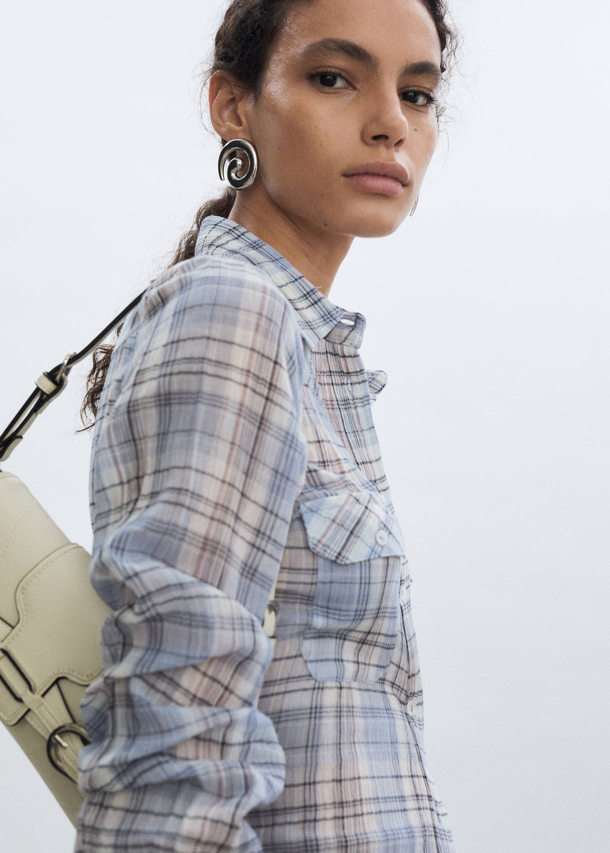 Camisa algodón cuadros - Detalle del artículo 2