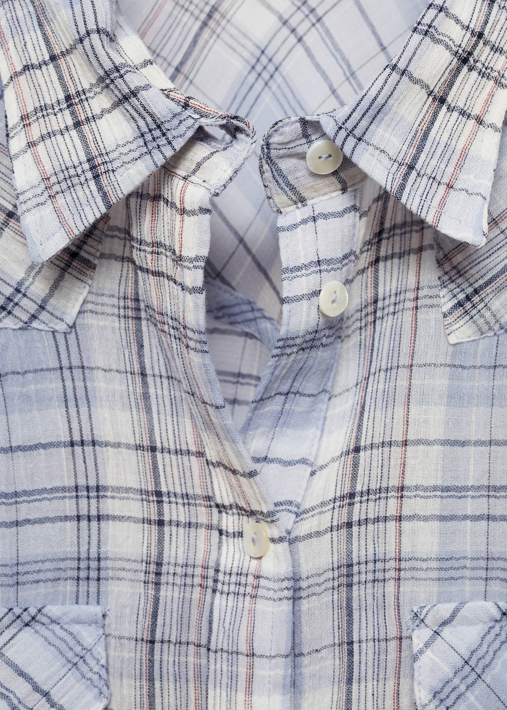 Camisa algodón cuadros - Detalle del artículo 8