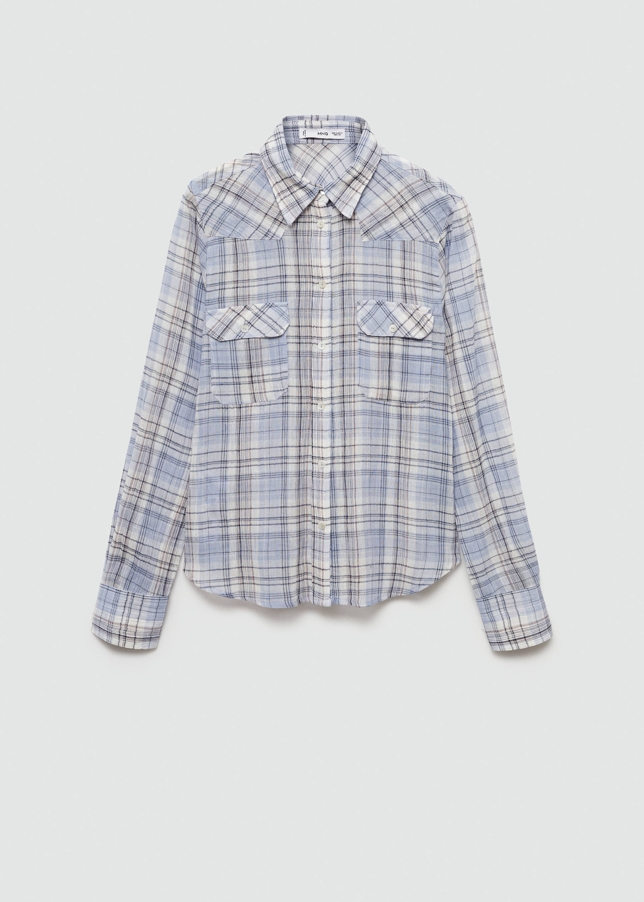 Check cotton shirt - Article without model