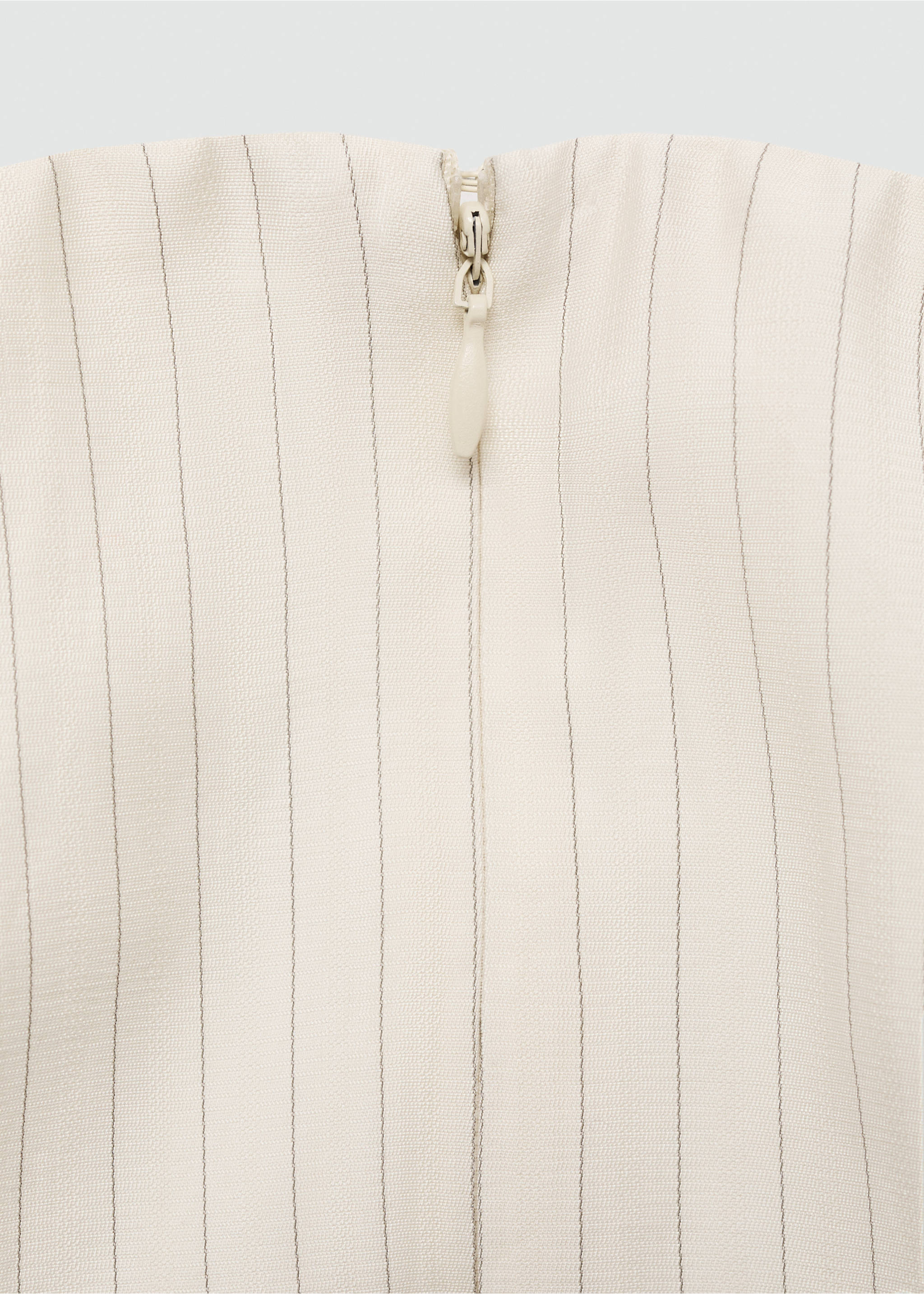 Top bandeau rayas - Detalle del artículo 8, Crudo. Ref: 77093264-00.