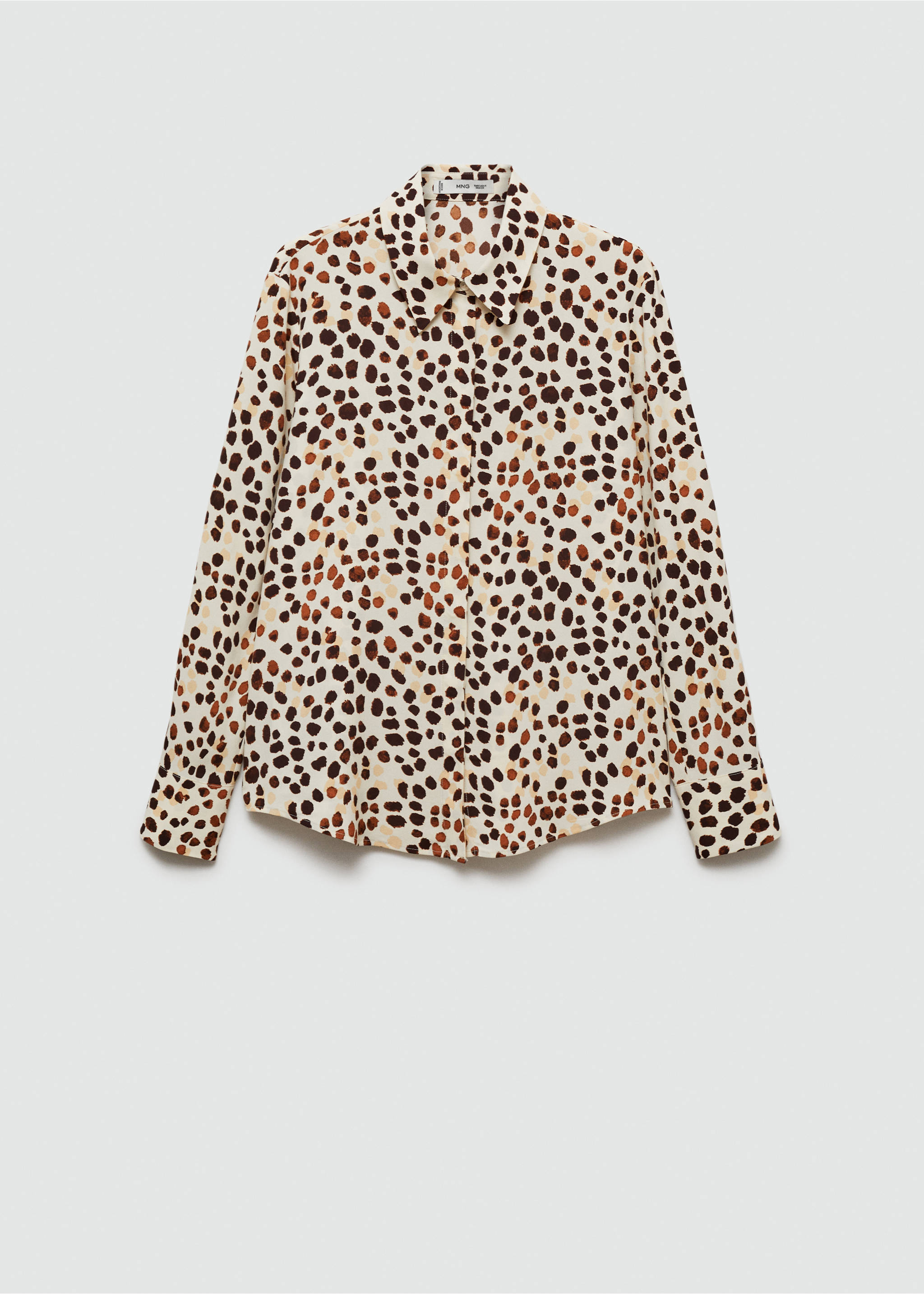 Fließendes Printhemd - Artikel ohne Model, Rosa. Ref: 77093267-00.