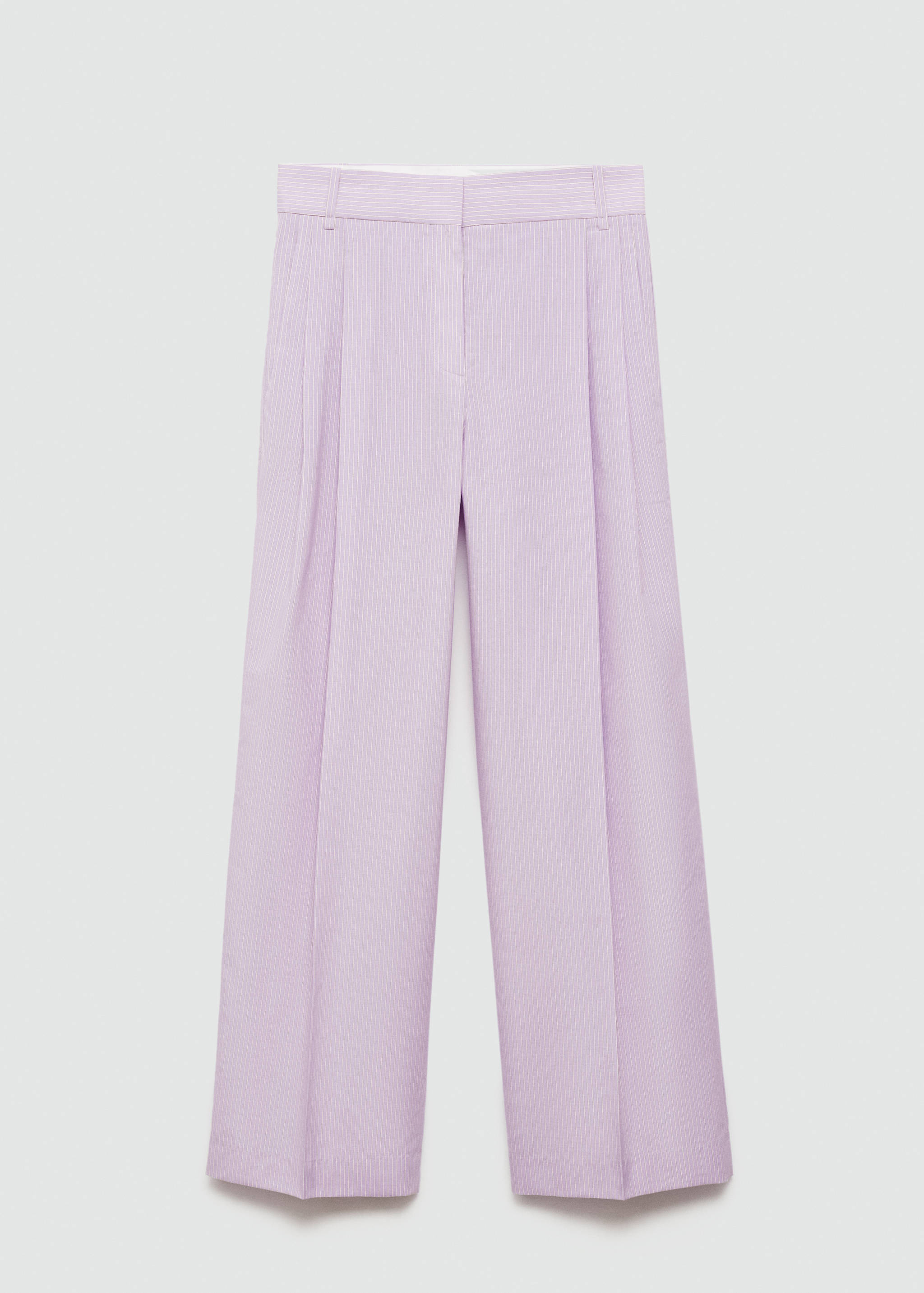 Striped wide leg trousers - Article without model