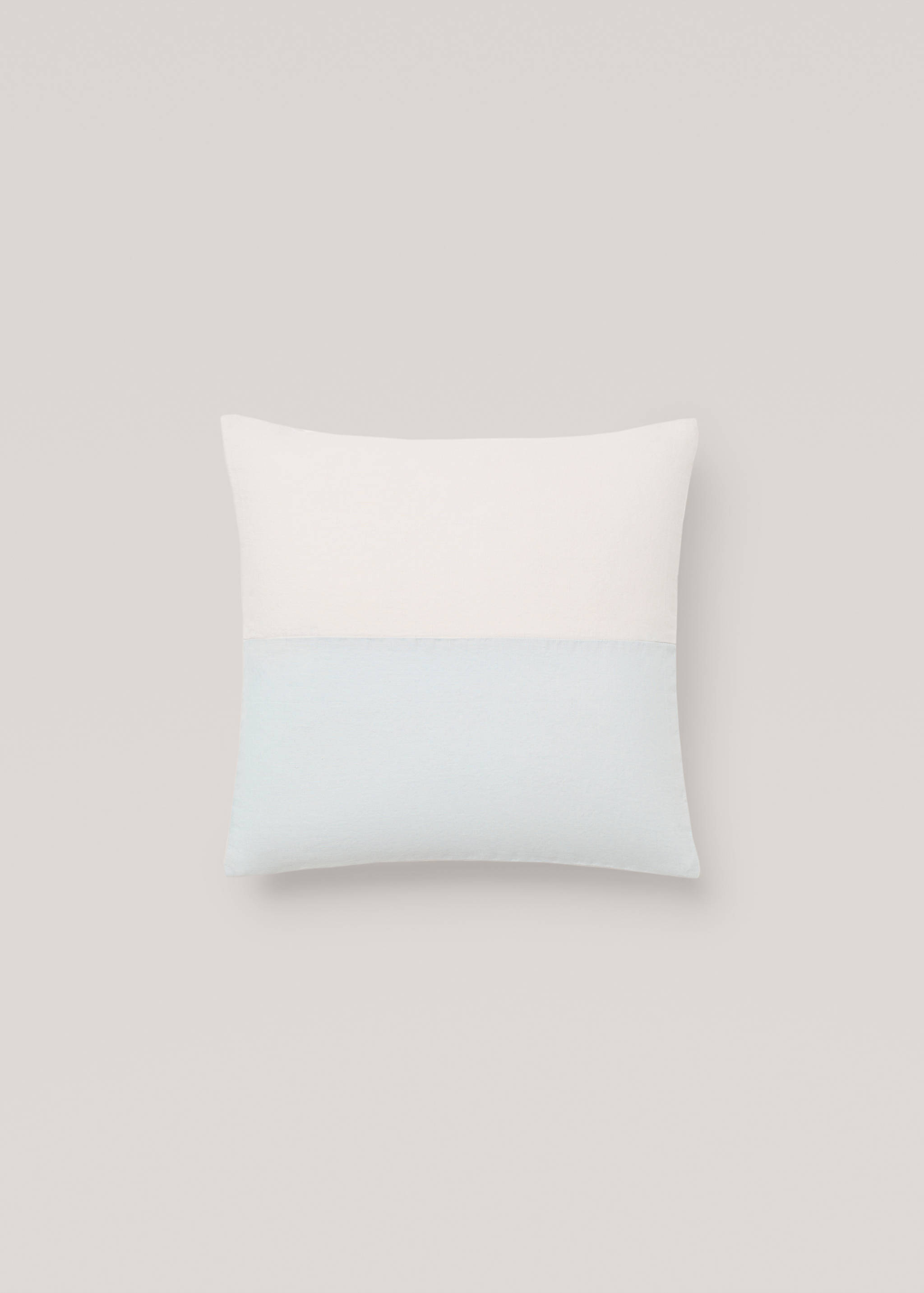 Linen two-tone cushion case - Article without model