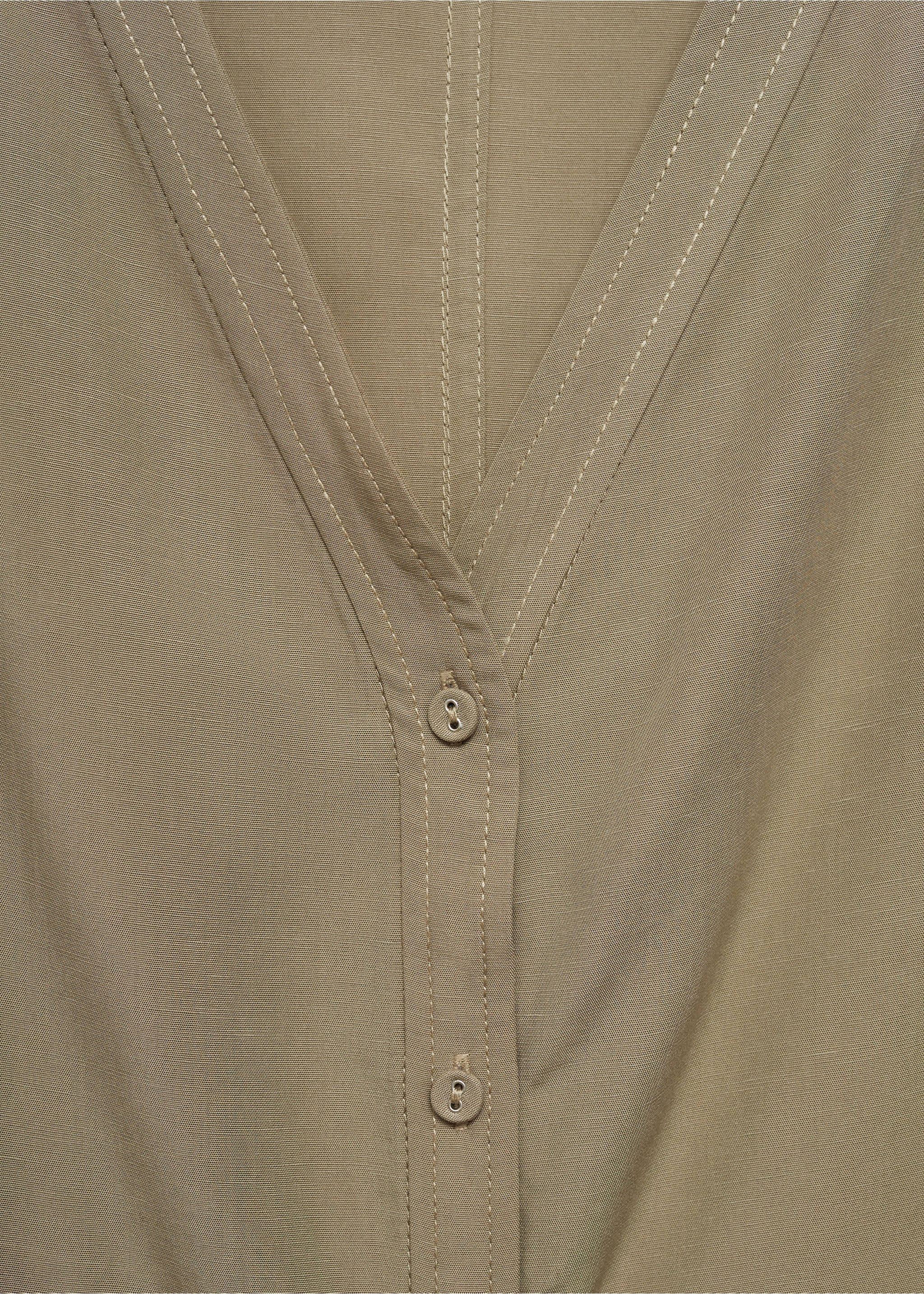 Combinaison Lyocell ceinture - Détail de l'article 0, Kaki. Ref: 77093280-00.