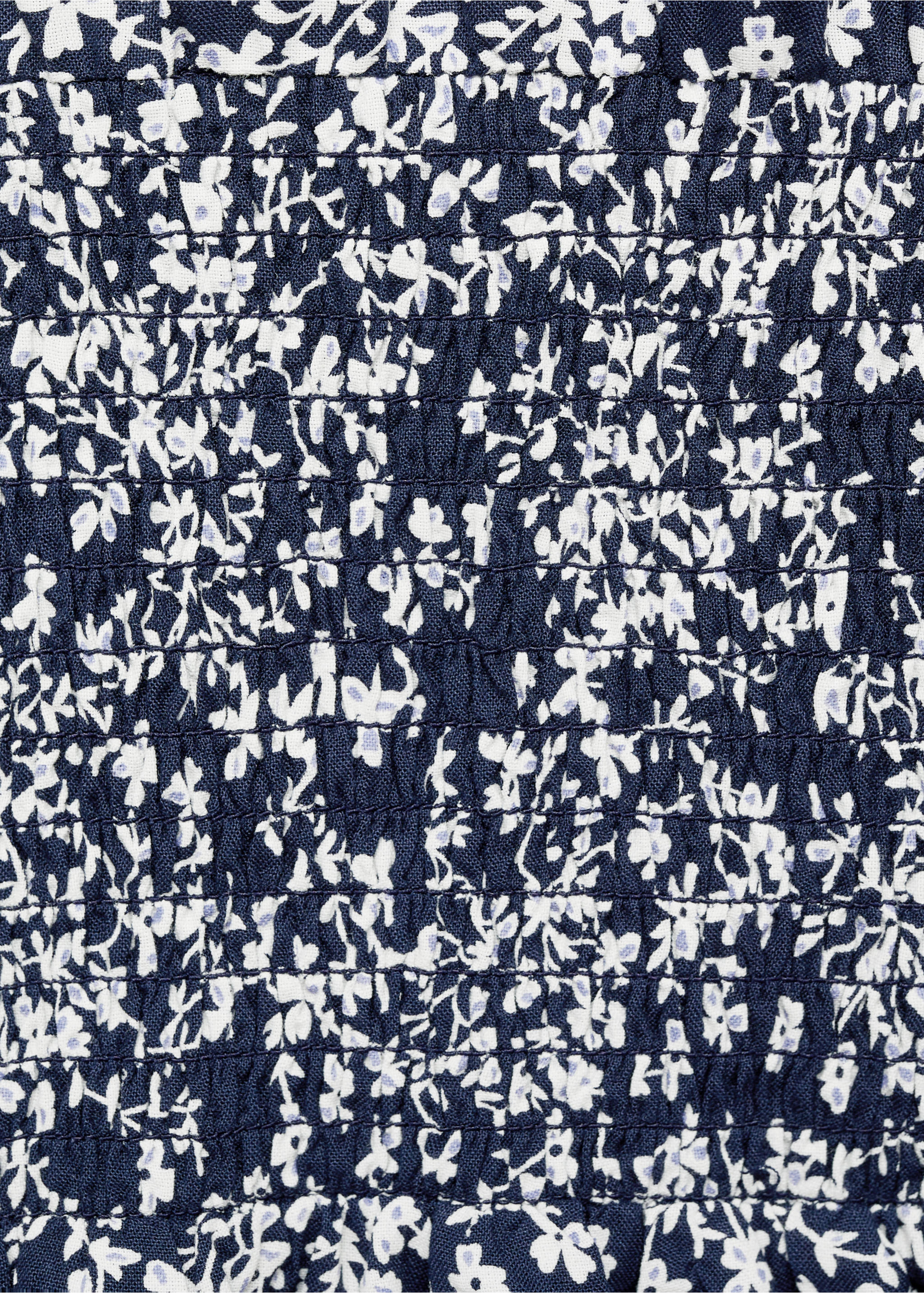 Vestido estampado floral - Detalle del artículo 0, Azul marino oscuro. Ref: 77093281-00.