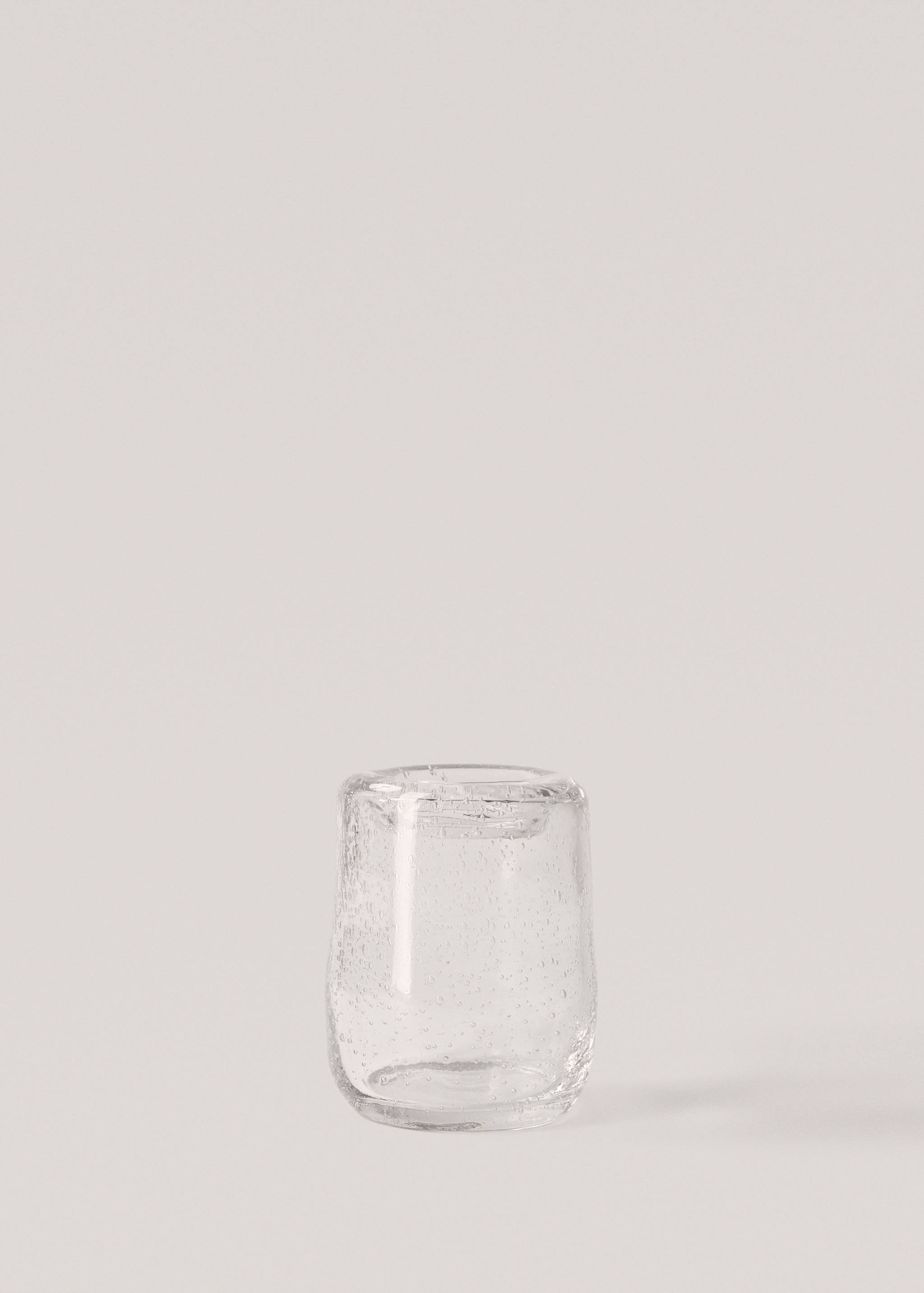 Bubble-design glass vase 9.5x12cm - Article without model