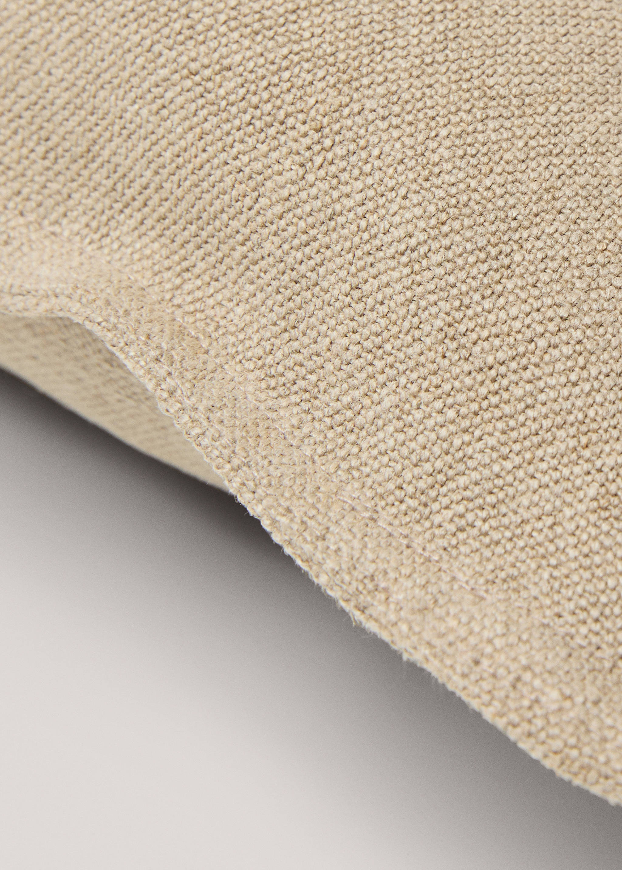 Linen stitched cushion cover 60x60cm - Details of the article 2