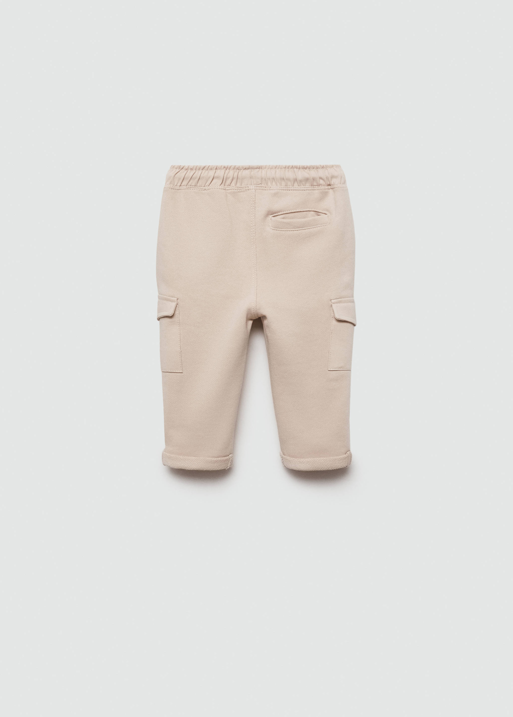 Cotton jogger cargo trousers - Reverse of the article