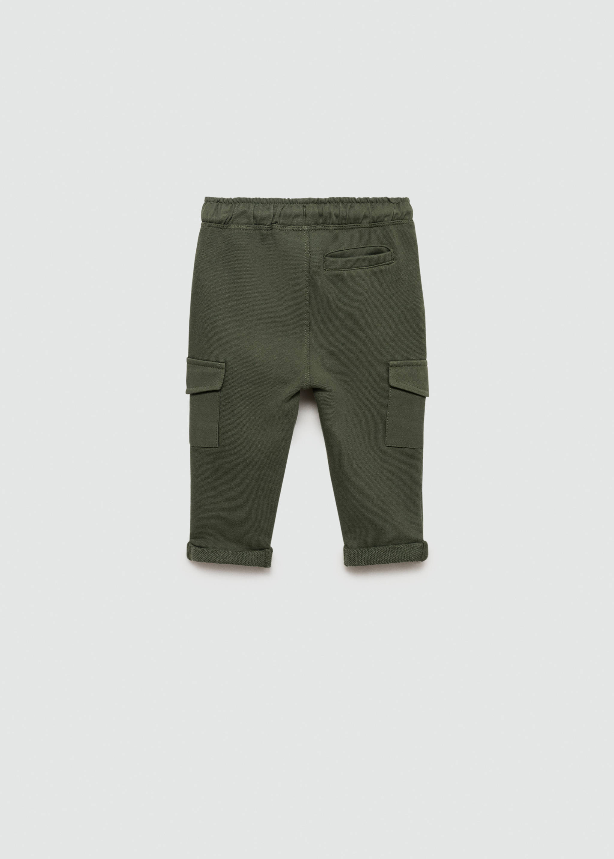Cotton jogger cargo trousers - Reverse of the article