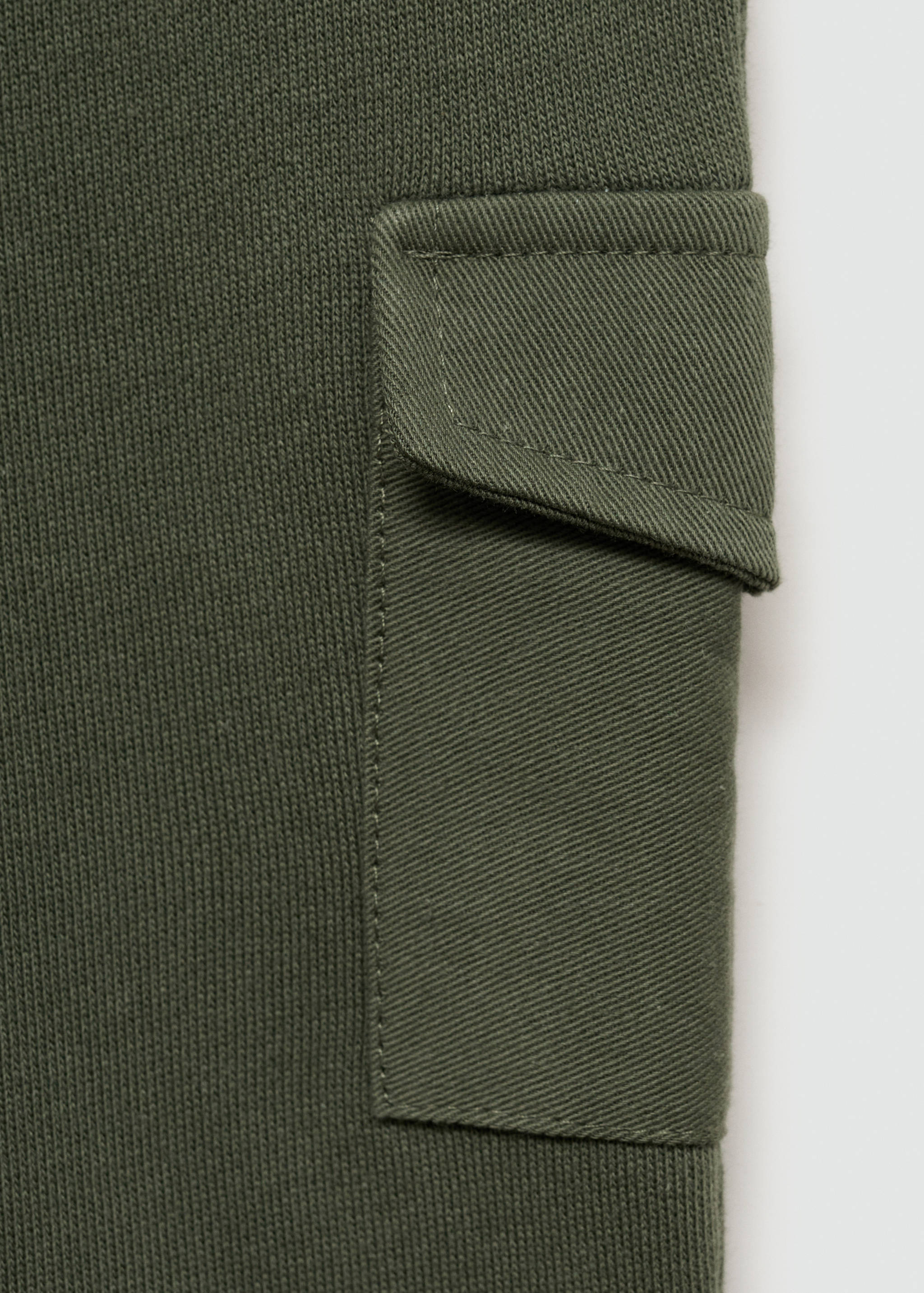 Cotton jogger cargo trousers - Details of the article 0