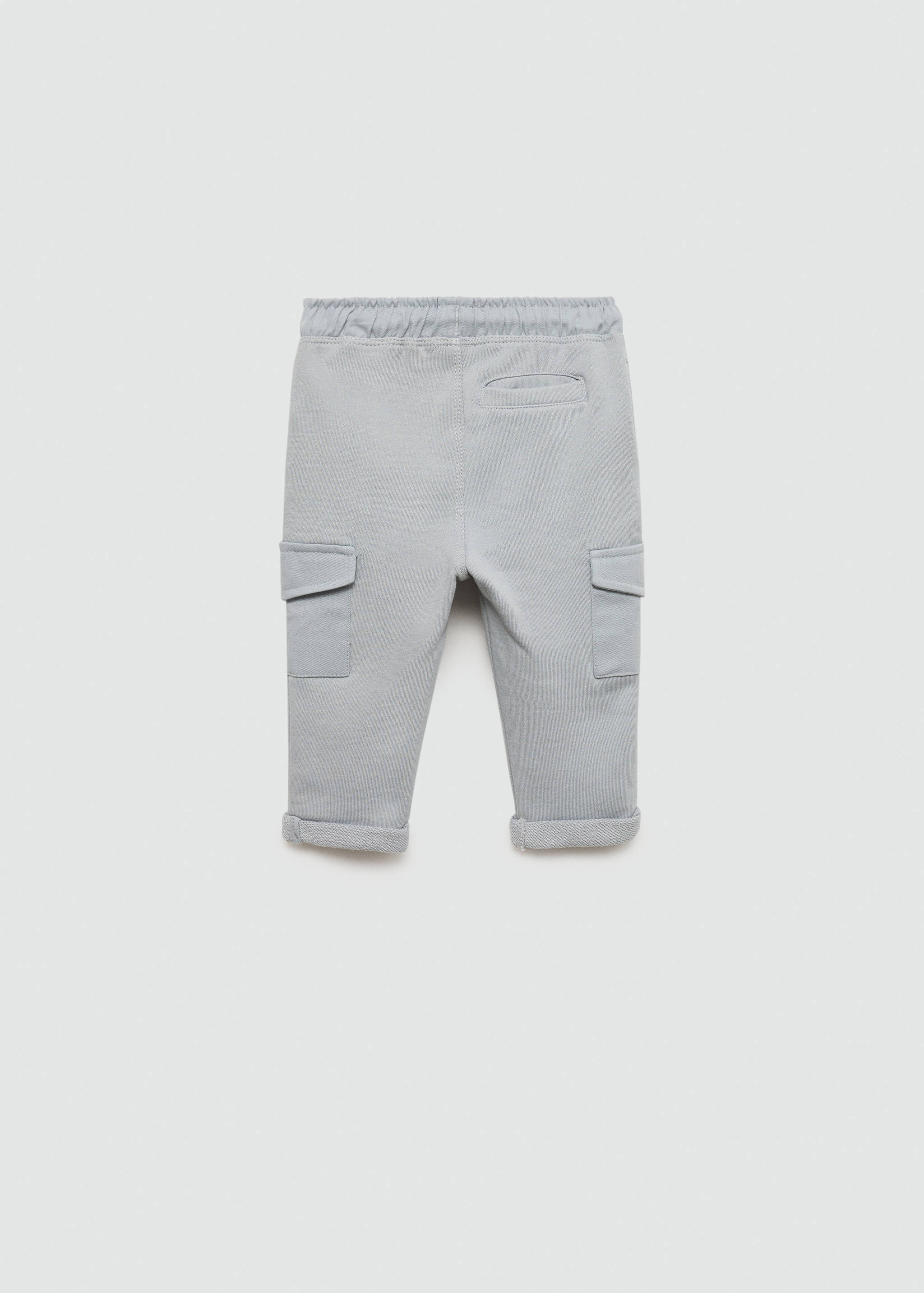 Cotton jogger cargo trousers - Reverse of the article