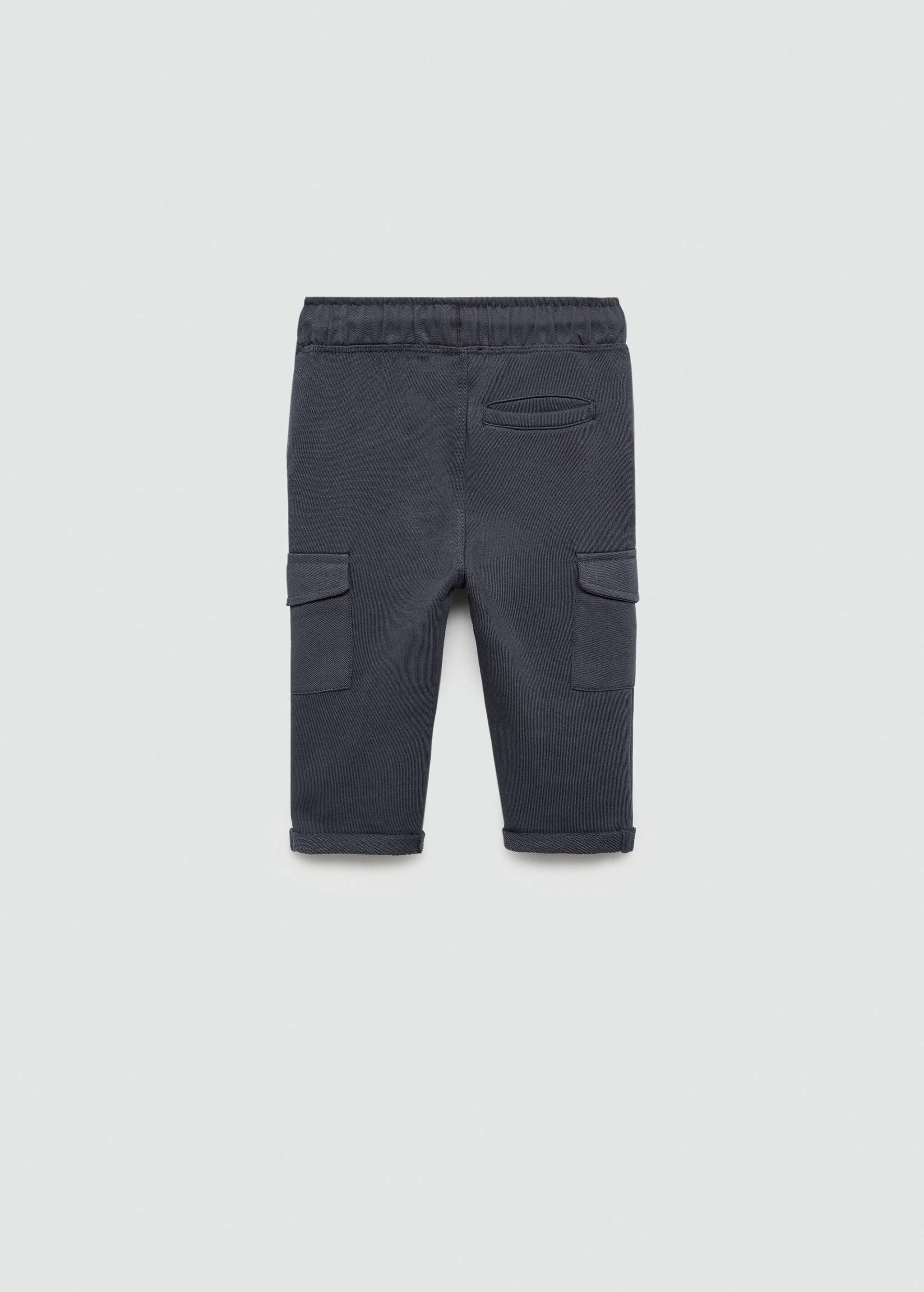 Cotton jogger cargo trousers - Reverse of the article