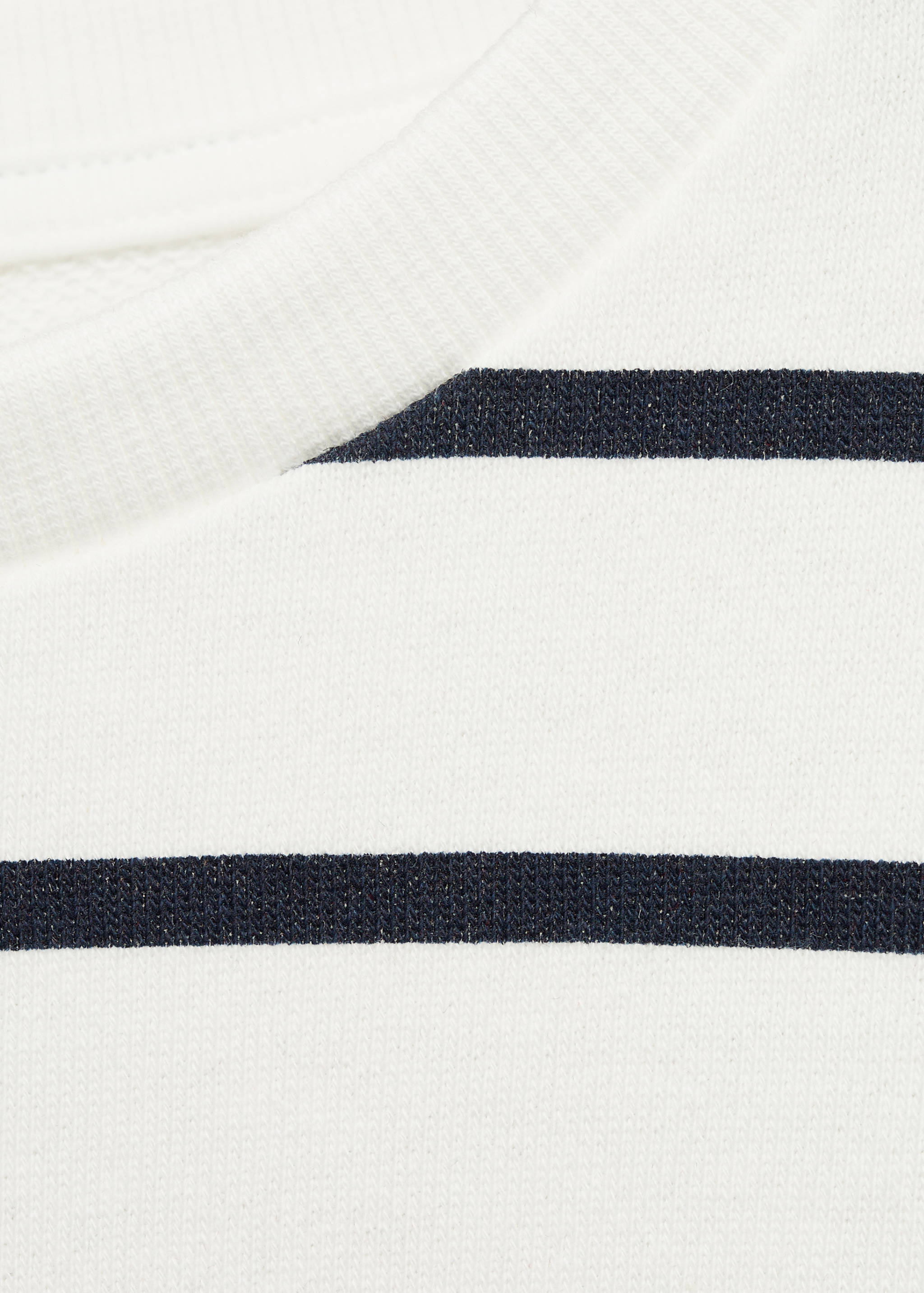 Message striped sweatshirt - Details of the article 8