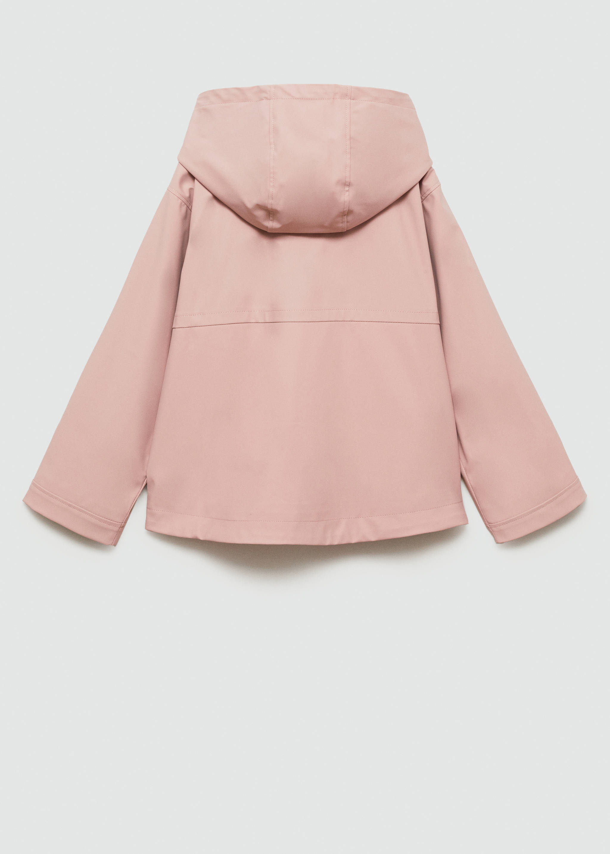 Parka acolchada impermeable capucha - Reverso del artículo