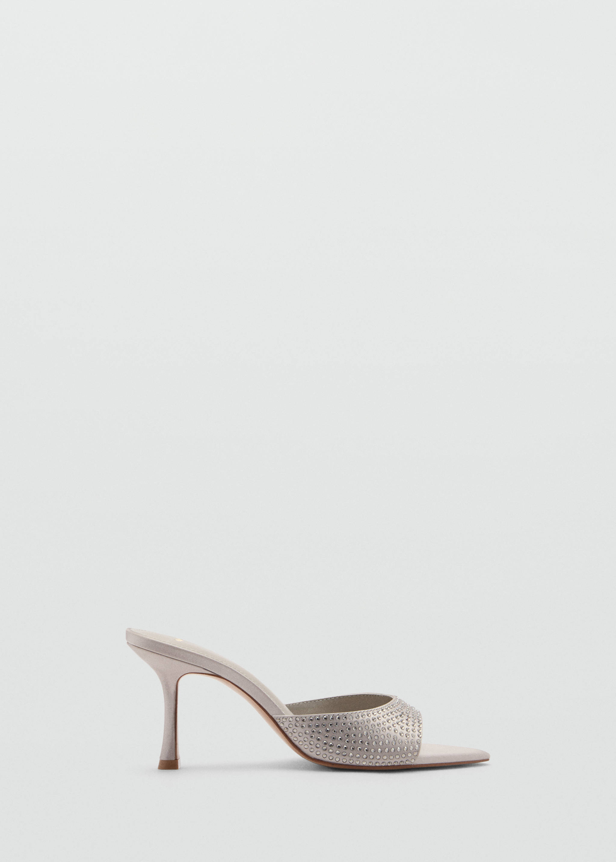 Rhinestone heeled sandals - Article without model