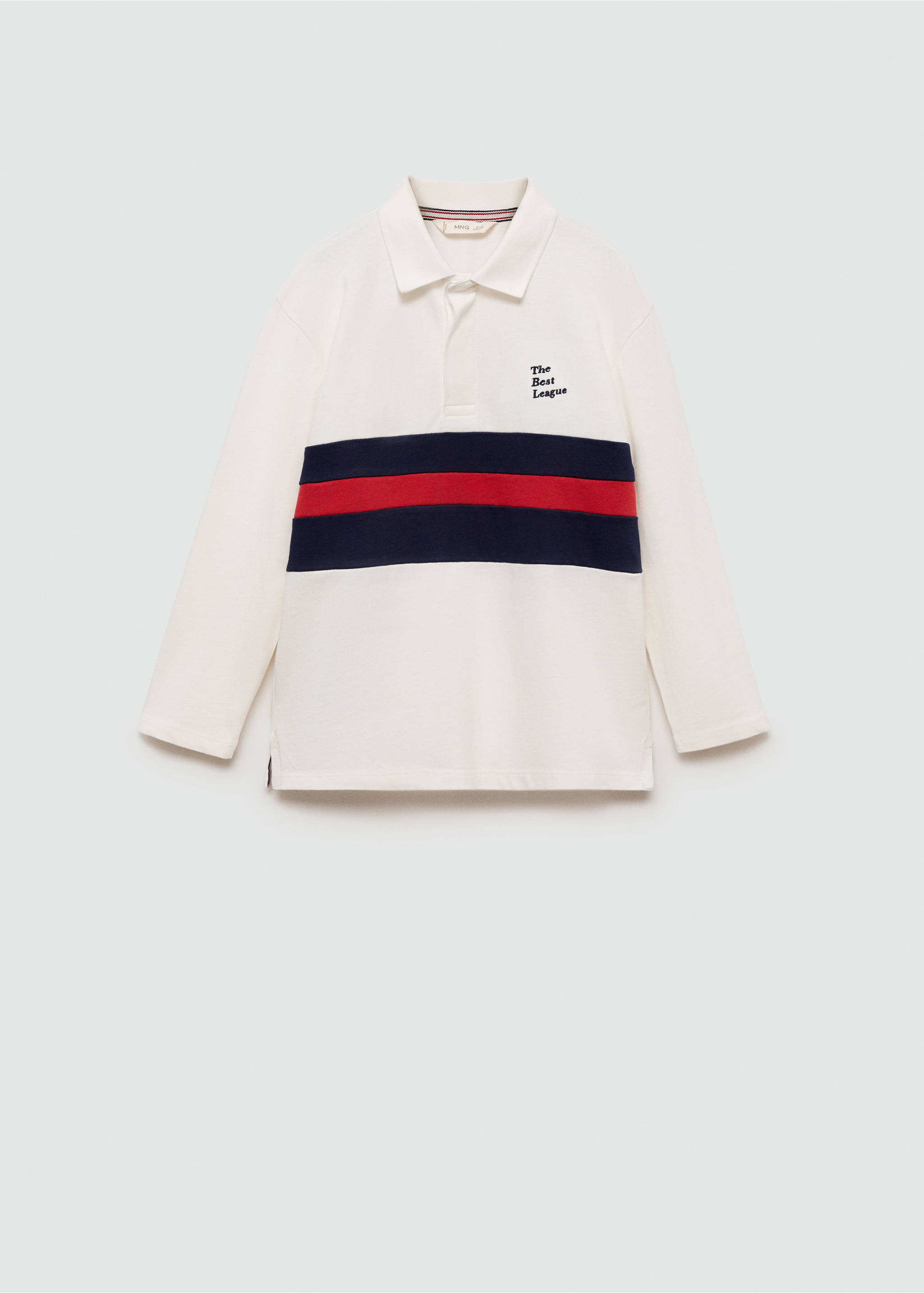 Polo algodón estampado - Artículo sin modelo, Blanco roto. Ref: 77093666-00.
