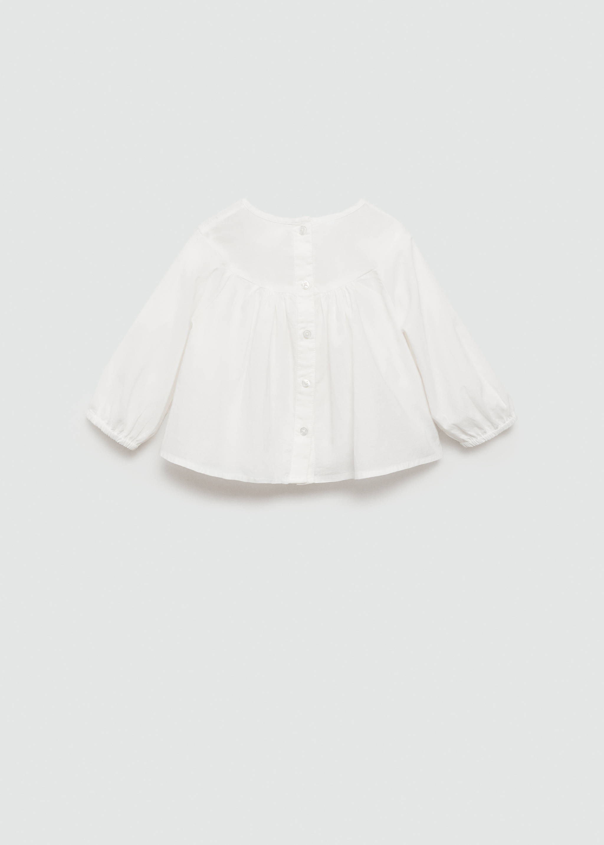 Blusa algodón bordados - Reverso del artículo