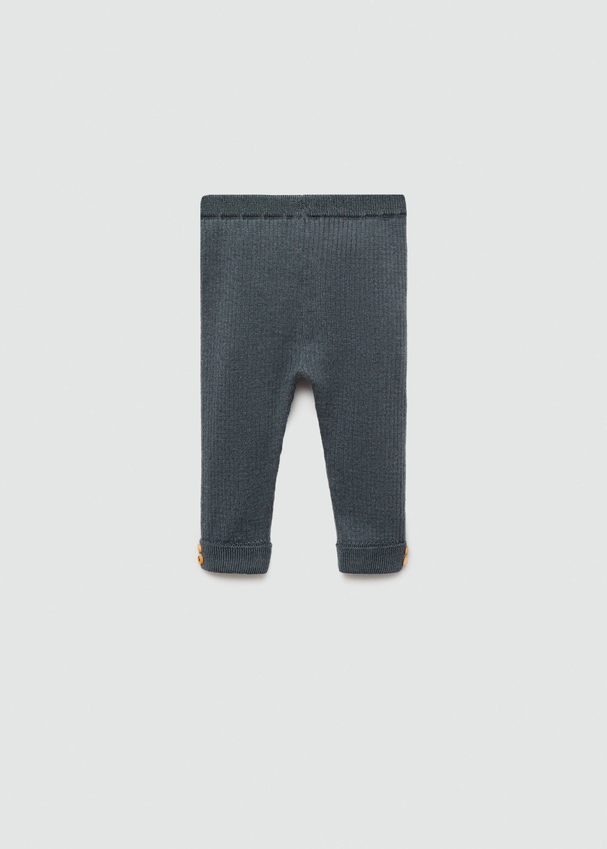 Legging maille côtelée coton - Verso de l’article