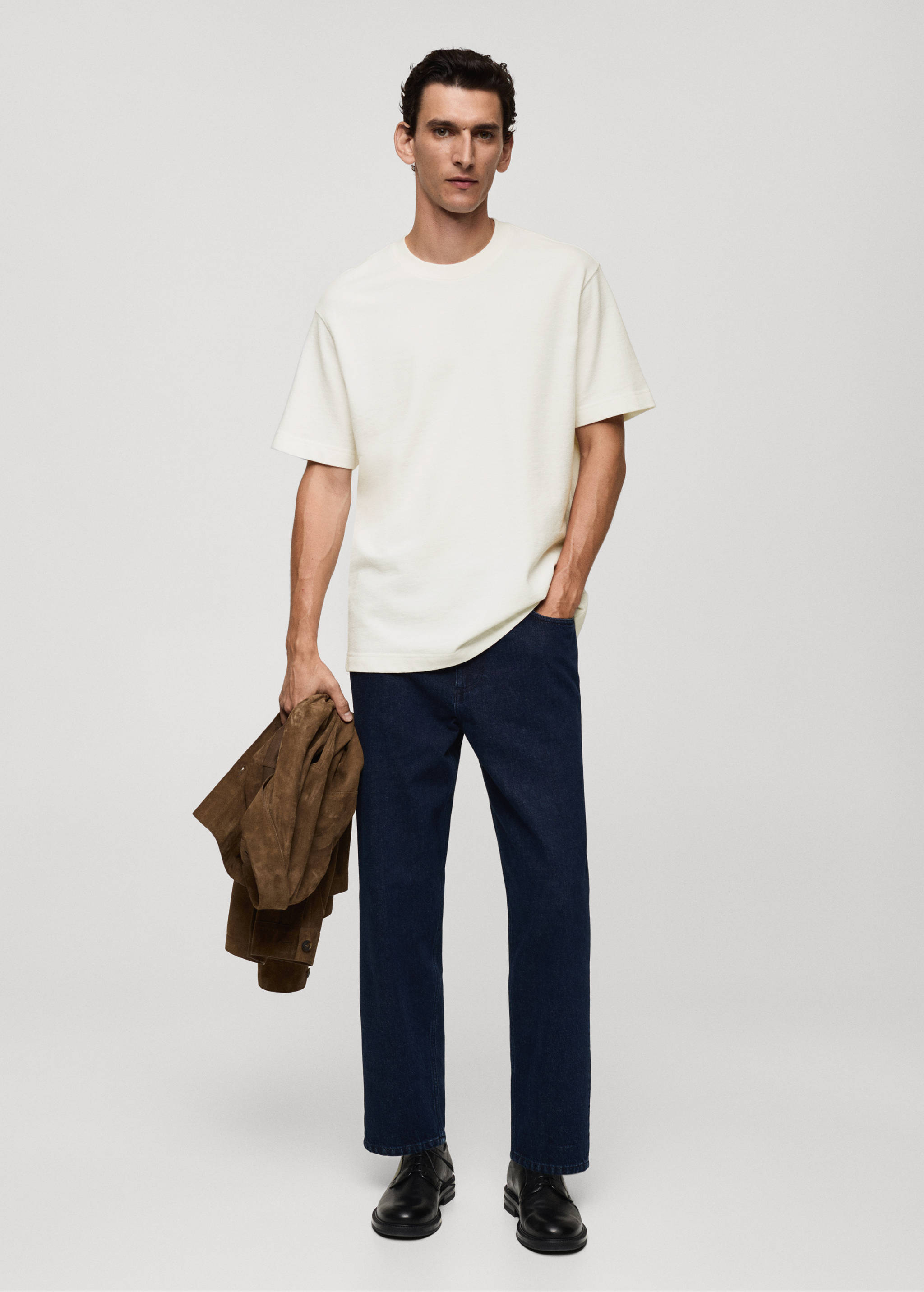 T-shirt 100 % coton relaxed-fit - Plan général