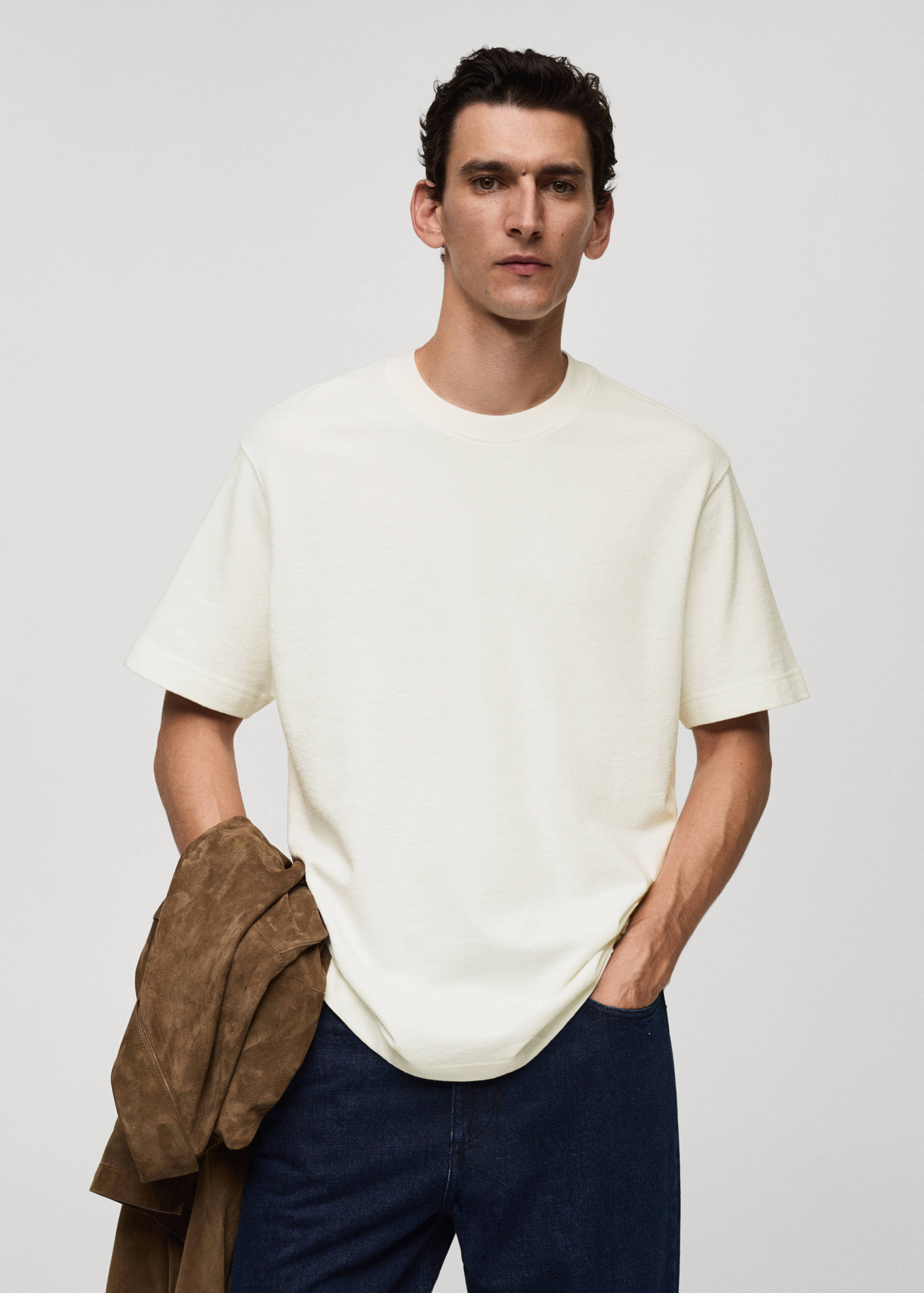 T-shirt 100 % coton relaxed-fit - Plan moyen