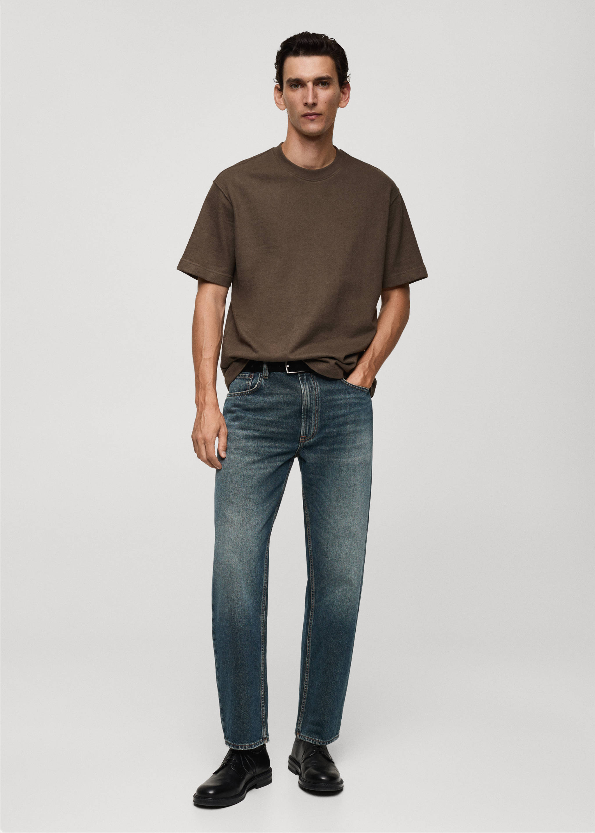 T-shirt 100 % coton relaxed-fit - Plan général