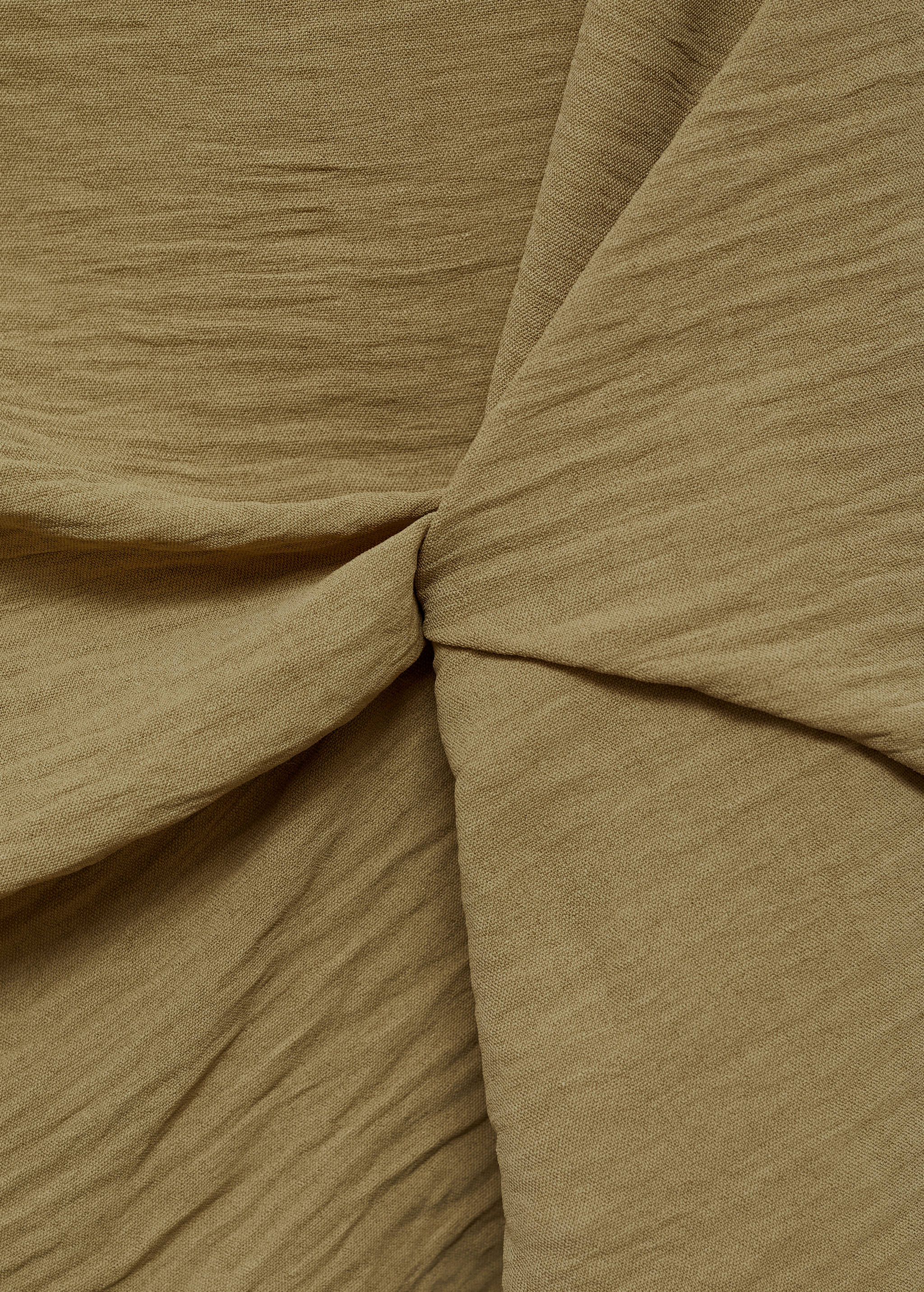 Textured top with knot detail - Details of the article 8