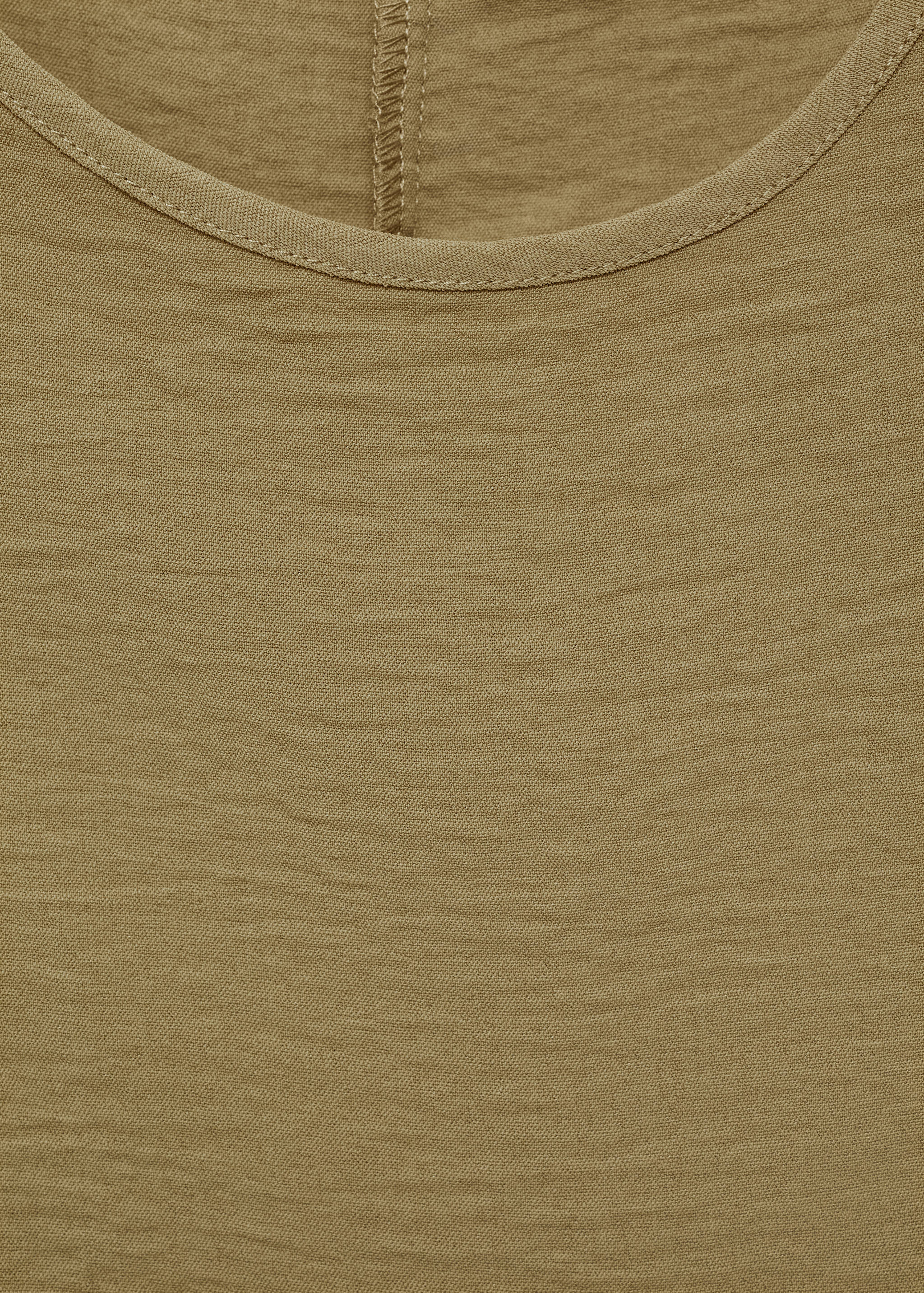 Textured top with knot detail - Details of the article 0