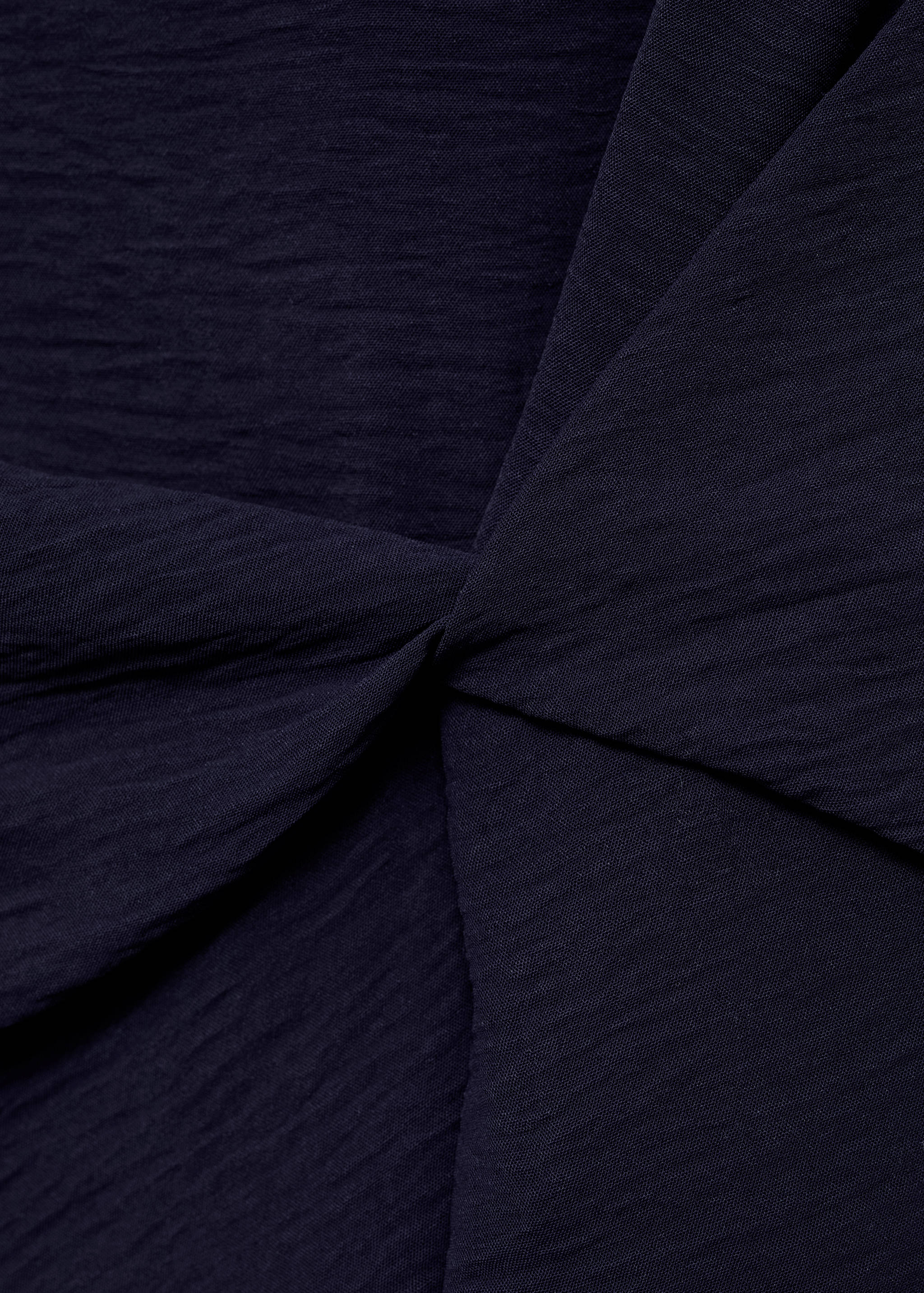 Textured top with knot detail - Details of the article 8