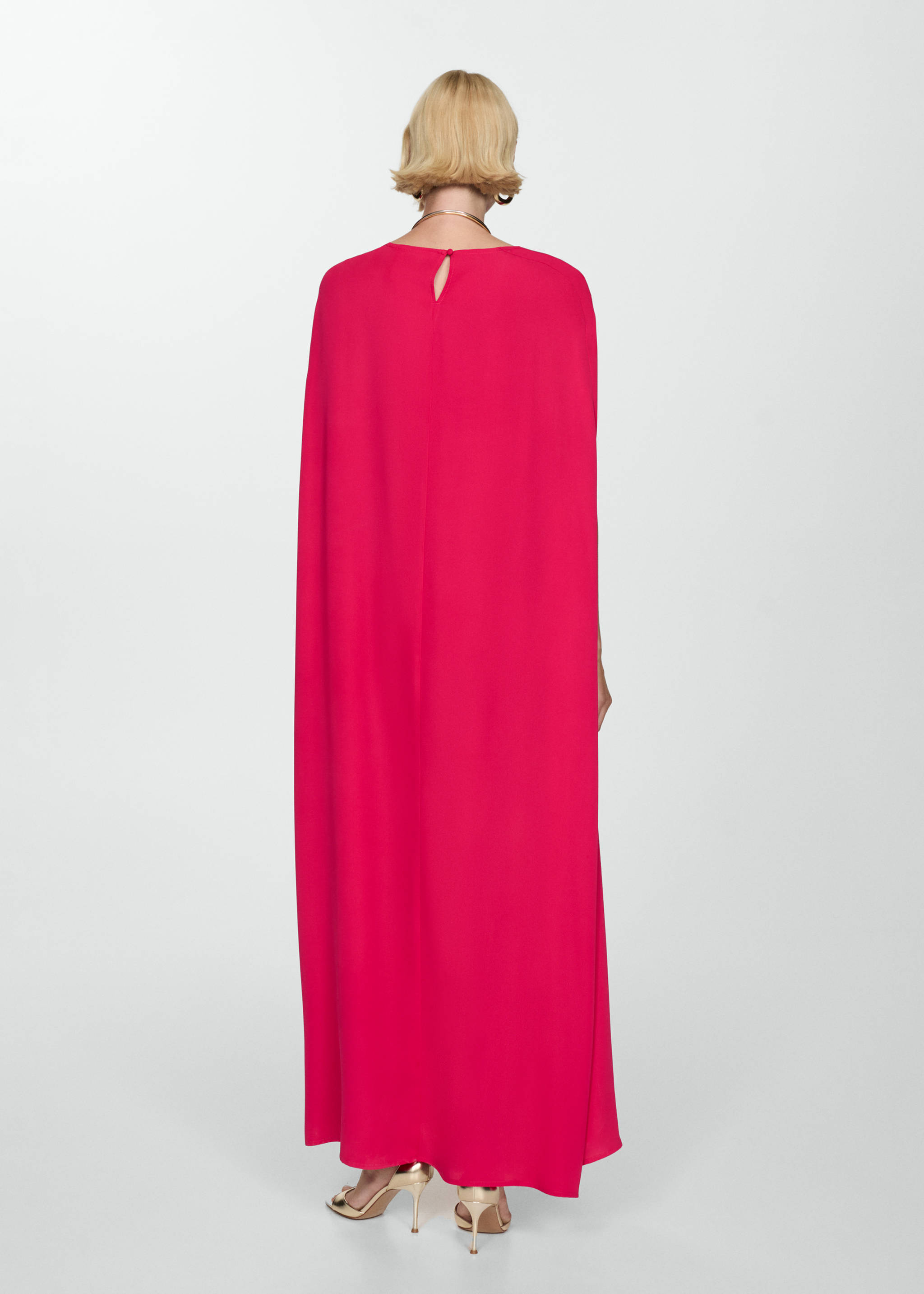 Sleeve slit dress - Reverse of the article