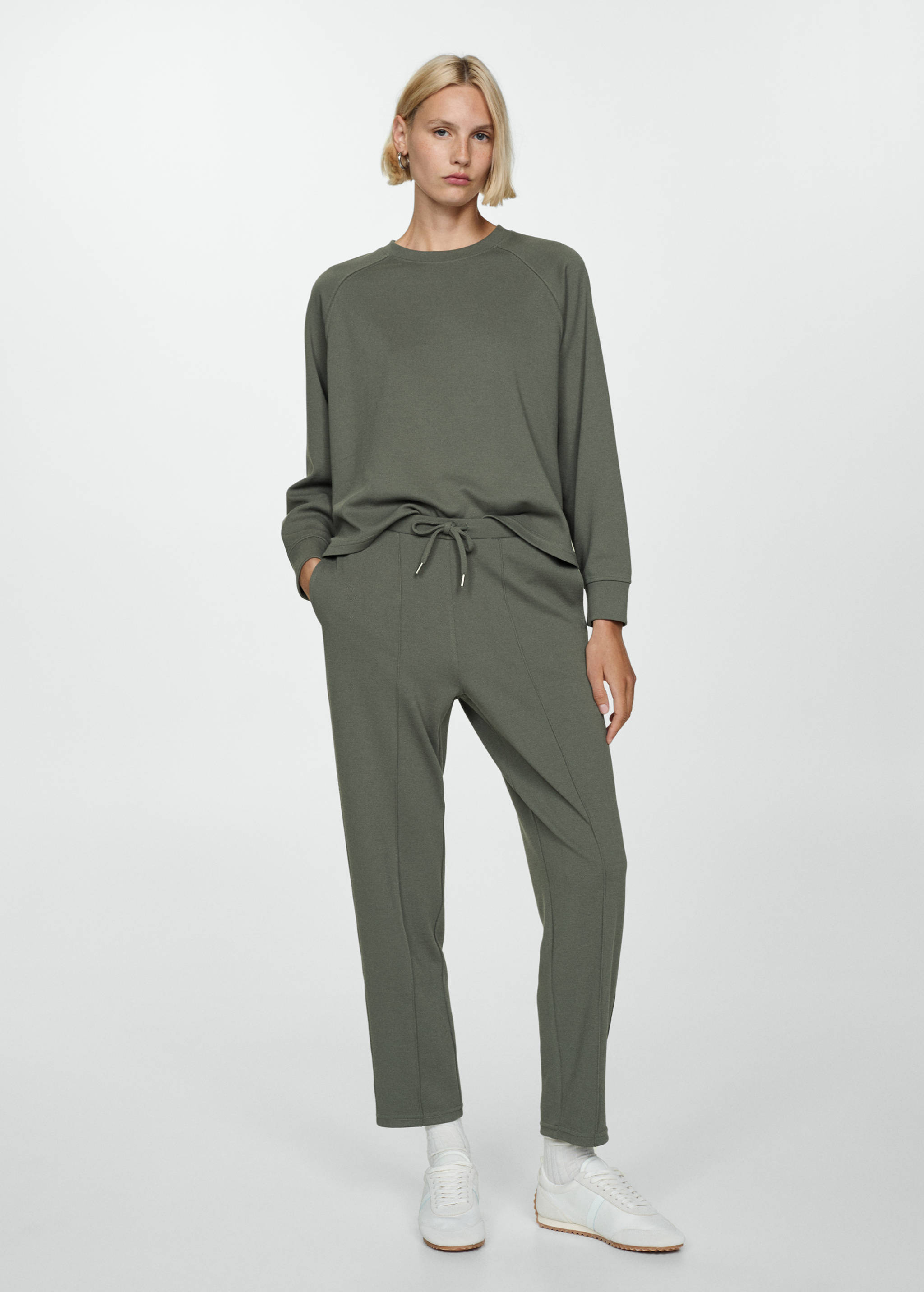 Decorative stitching sweatshirt - General plane