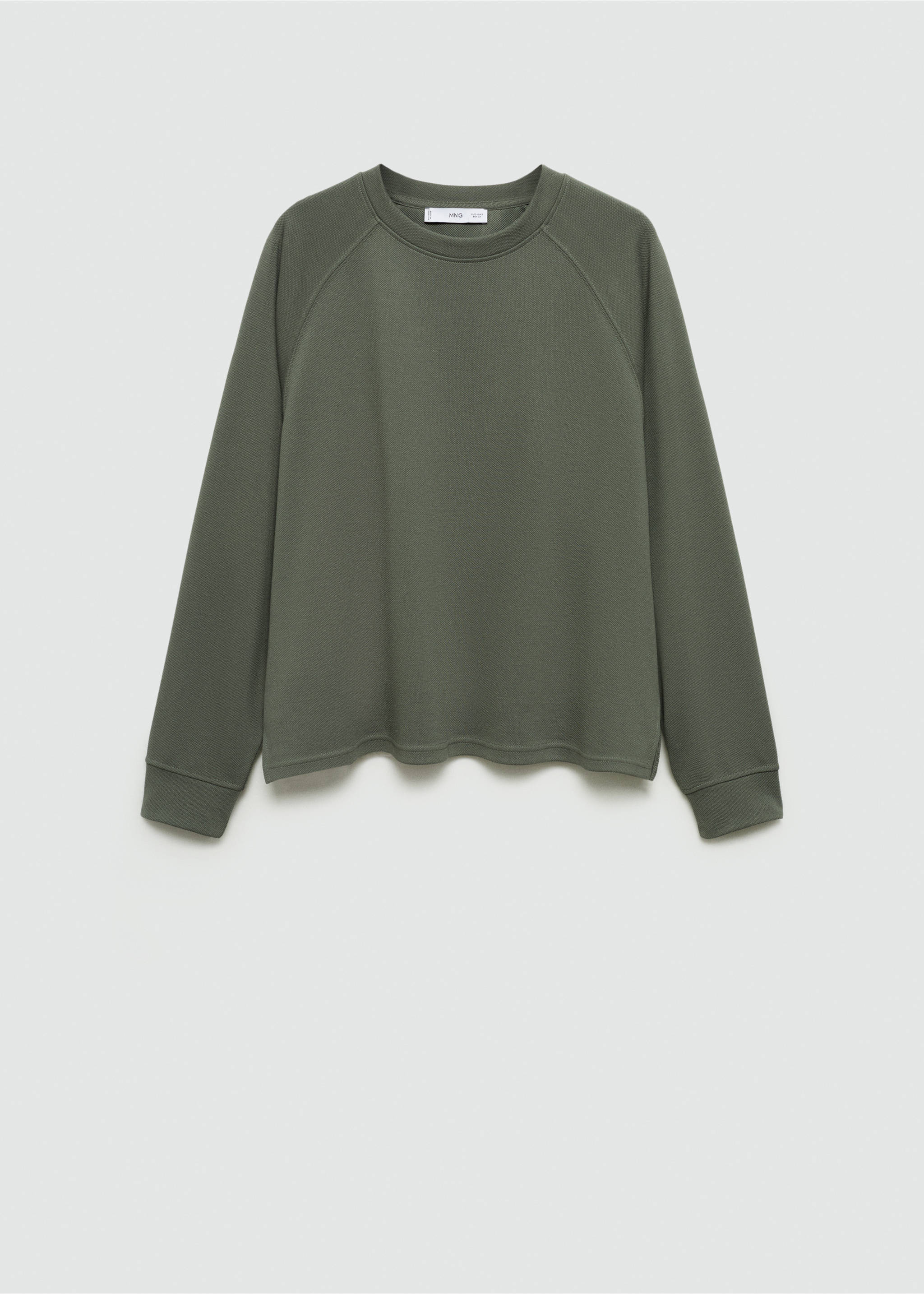 Sudadera costuras decorativas - Artículo sin modelo, Khaki. Ref: 77094014-00.