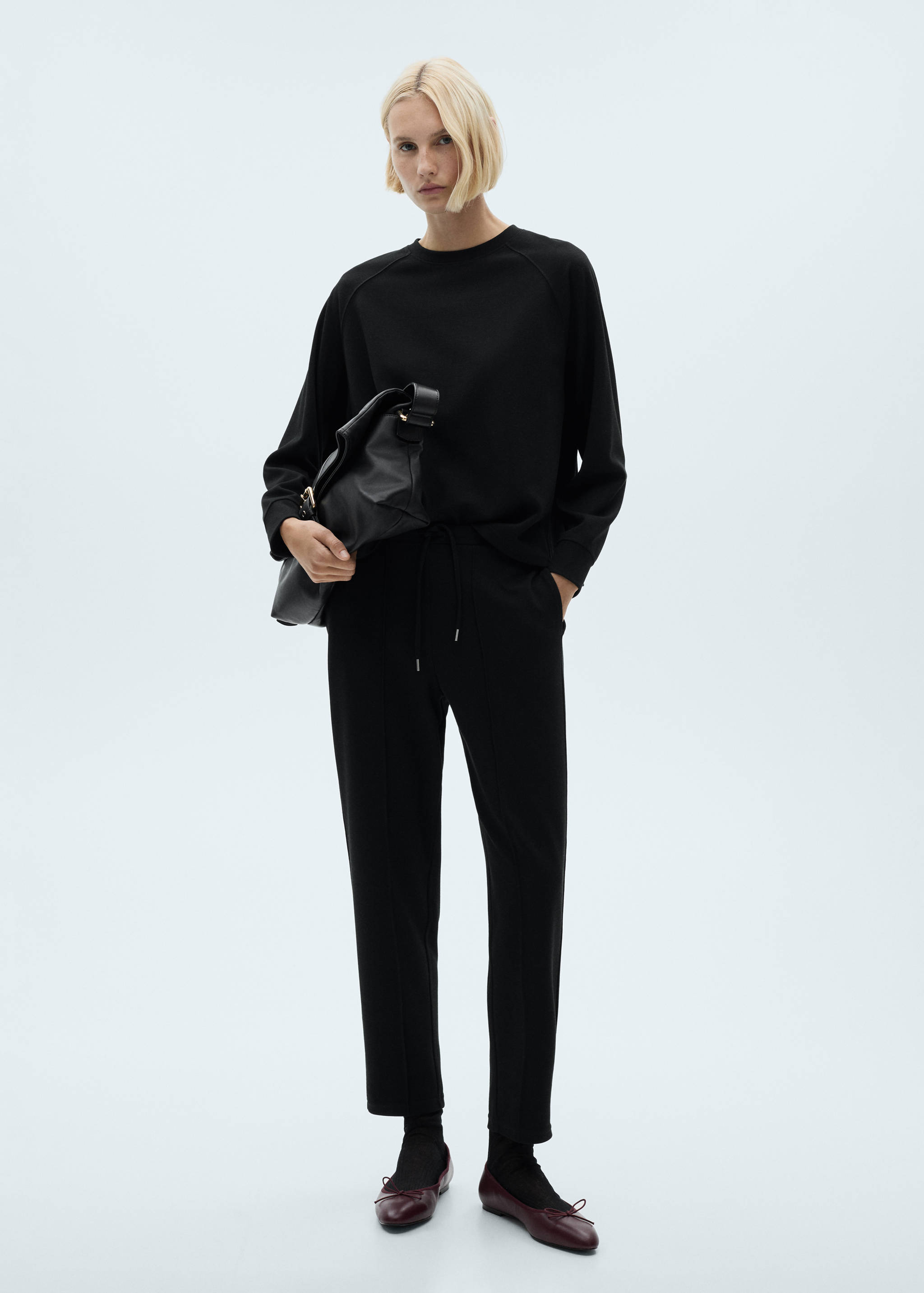 Decorative stitching sweatshirt - General plane