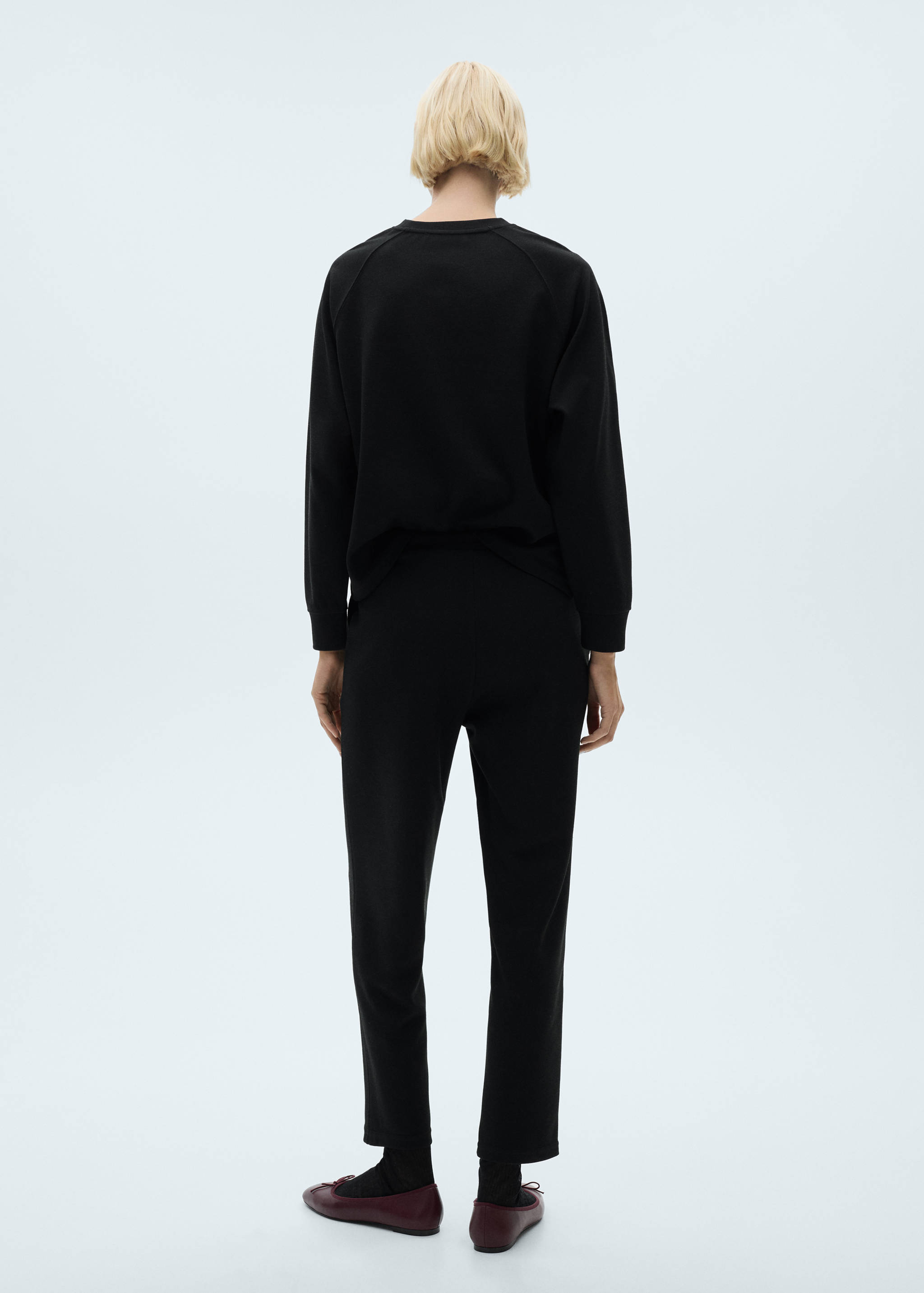 Decorative stitching sweatshirt - Reverse of the article