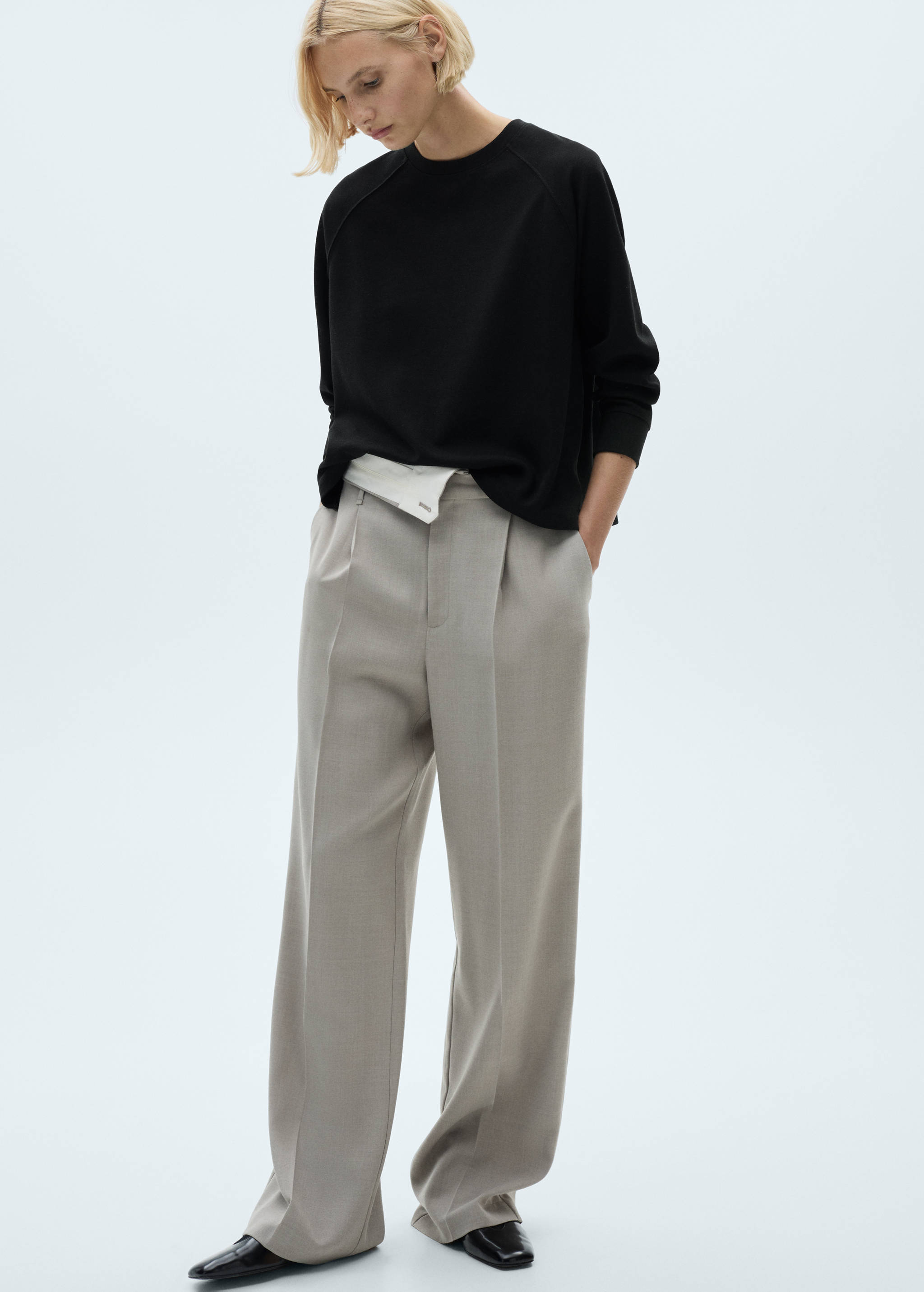 Decorative stitching sweatshirt - Details of the article 6