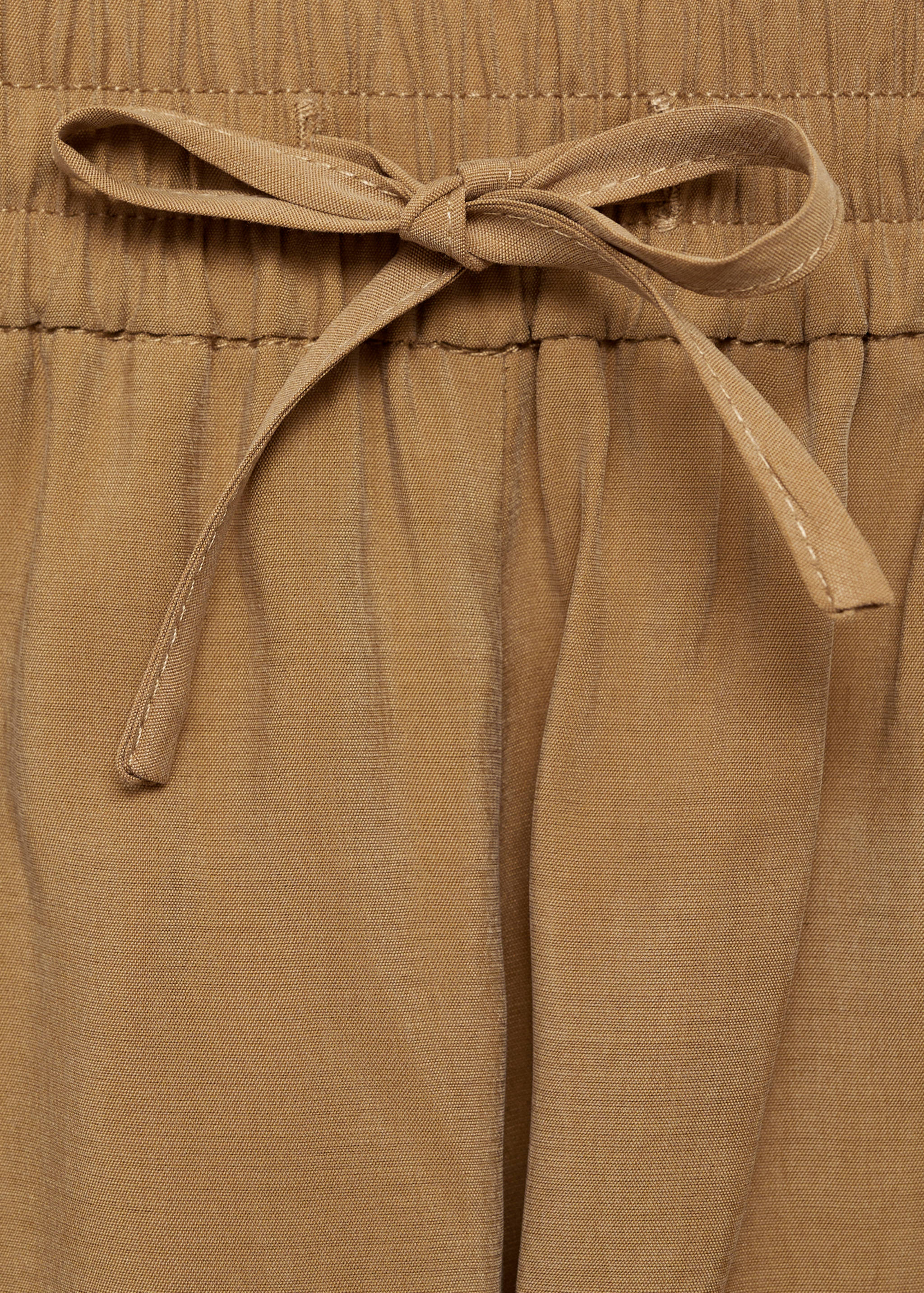 Modal shorts with bow - Details of the article 8