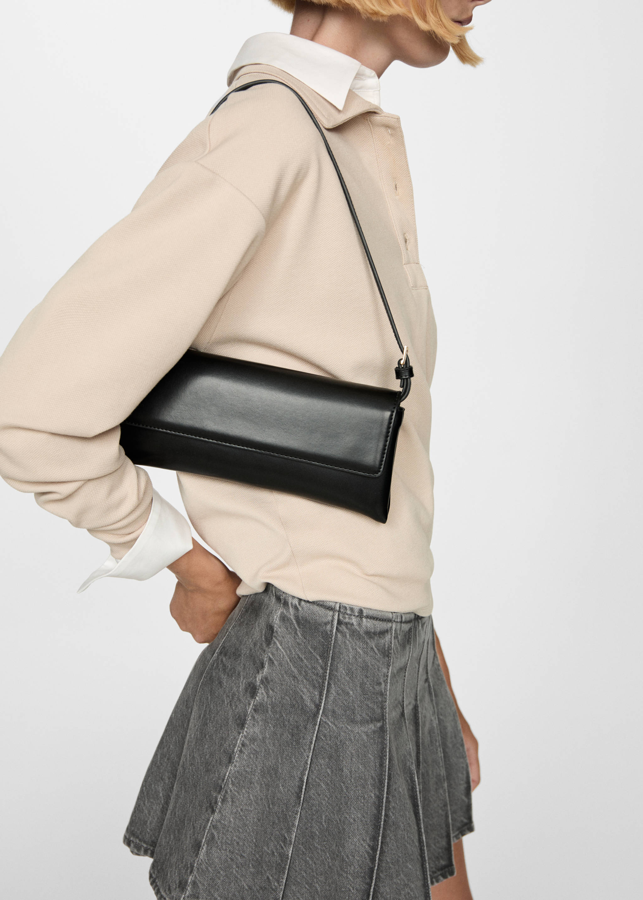 Jeans-Mini-Faltenrock - Detail des Artikels 6