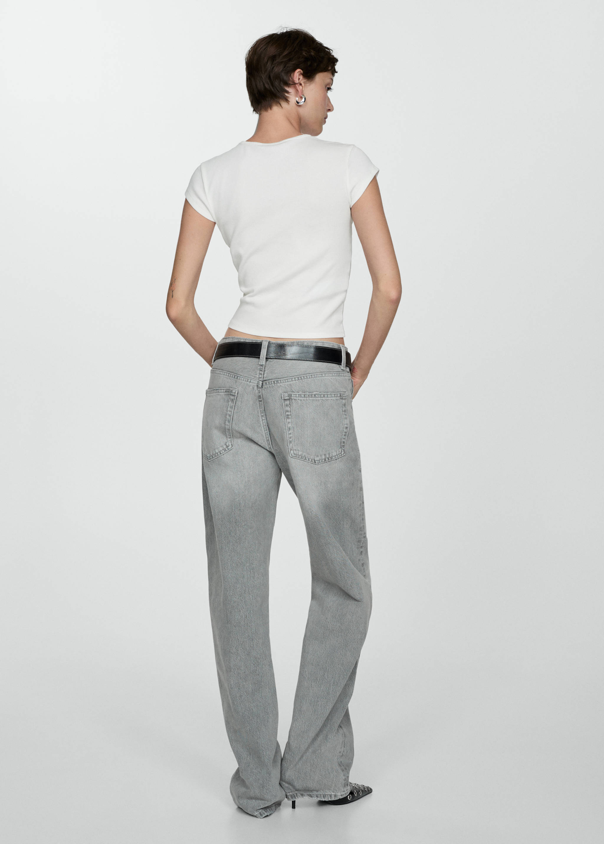 Camiseta manga corta punto - Reverso del artículo